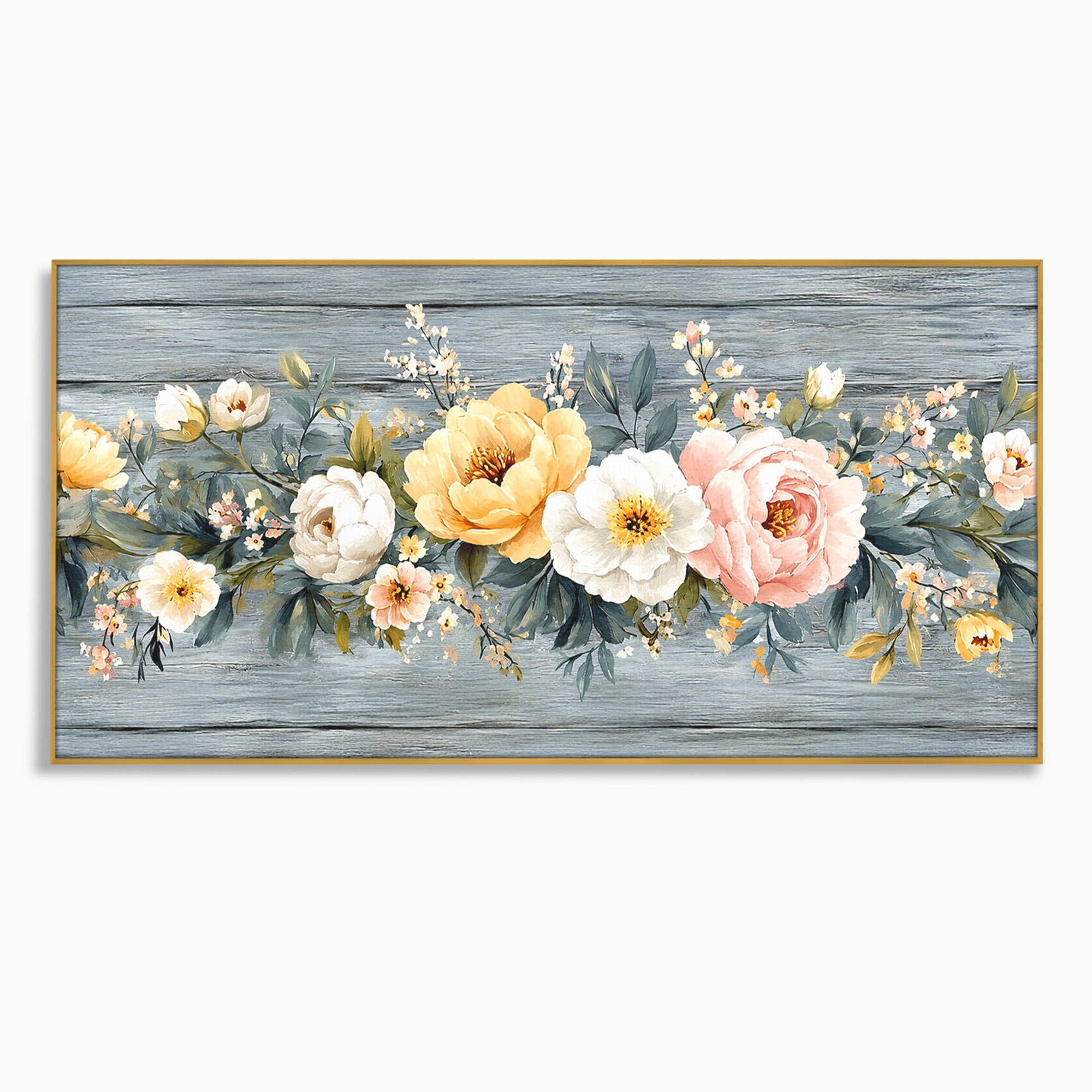 Tablou Canvas Premium LuxCanva® A1849, Flori De Primavara, Flori, Primavara, Natura, Living, Dormitor, Culori Vibrante