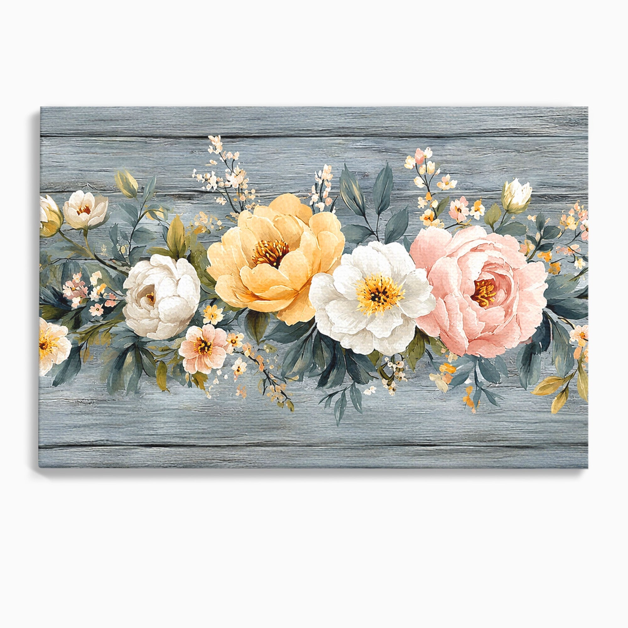 Tablou Canvas Premium LuxCanva® A1849, Flori De Primavara, Flori, Primavara, Natura, Living, Dormitor, Culori Vibrante