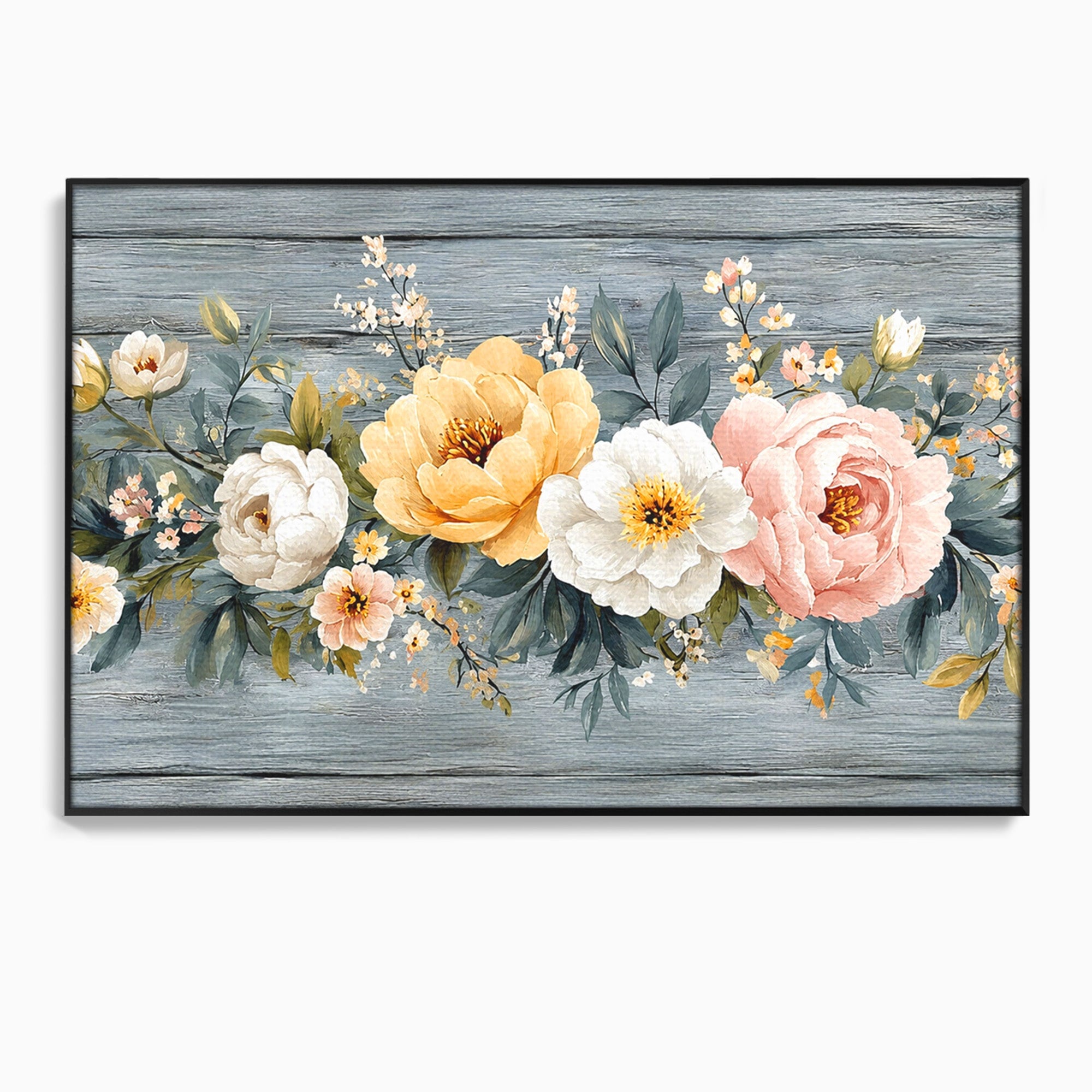 Tablou Canvas Premium LuxCanva® A1849, Flori De Primavara, Flori, Primavara, Natura, Living, Dormitor, Culori Vibrante