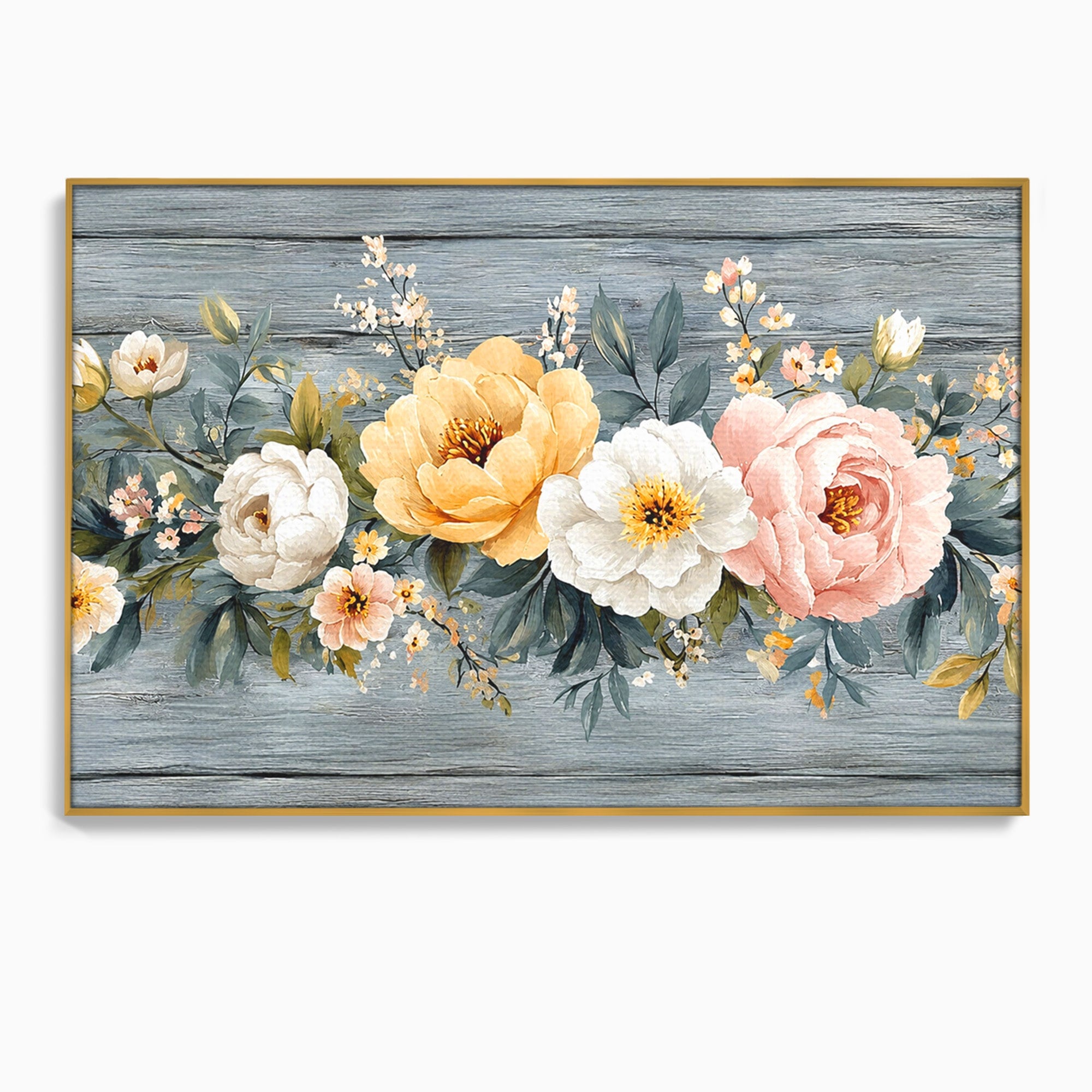 Tablou Canvas Premium LuxCanva® A1849, Flori De Primavara, Flori, Primavara, Natura, Living, Dormitor, Culori Vibrante
