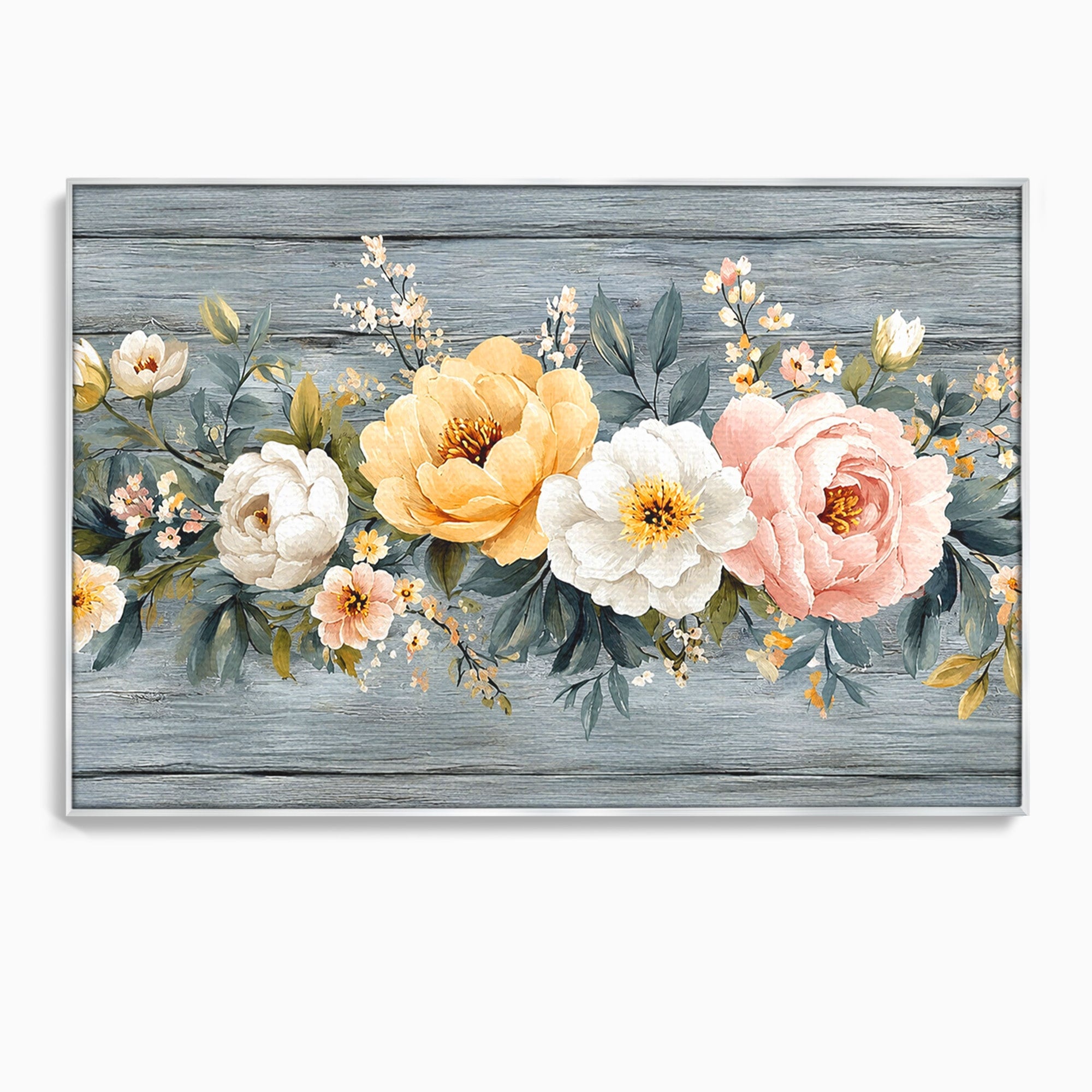 Tablou Canvas Premium LuxCanva® A1849, Flori De Primavara, Flori, Primavara, Natura, Living, Dormitor, Culori Vibrante
