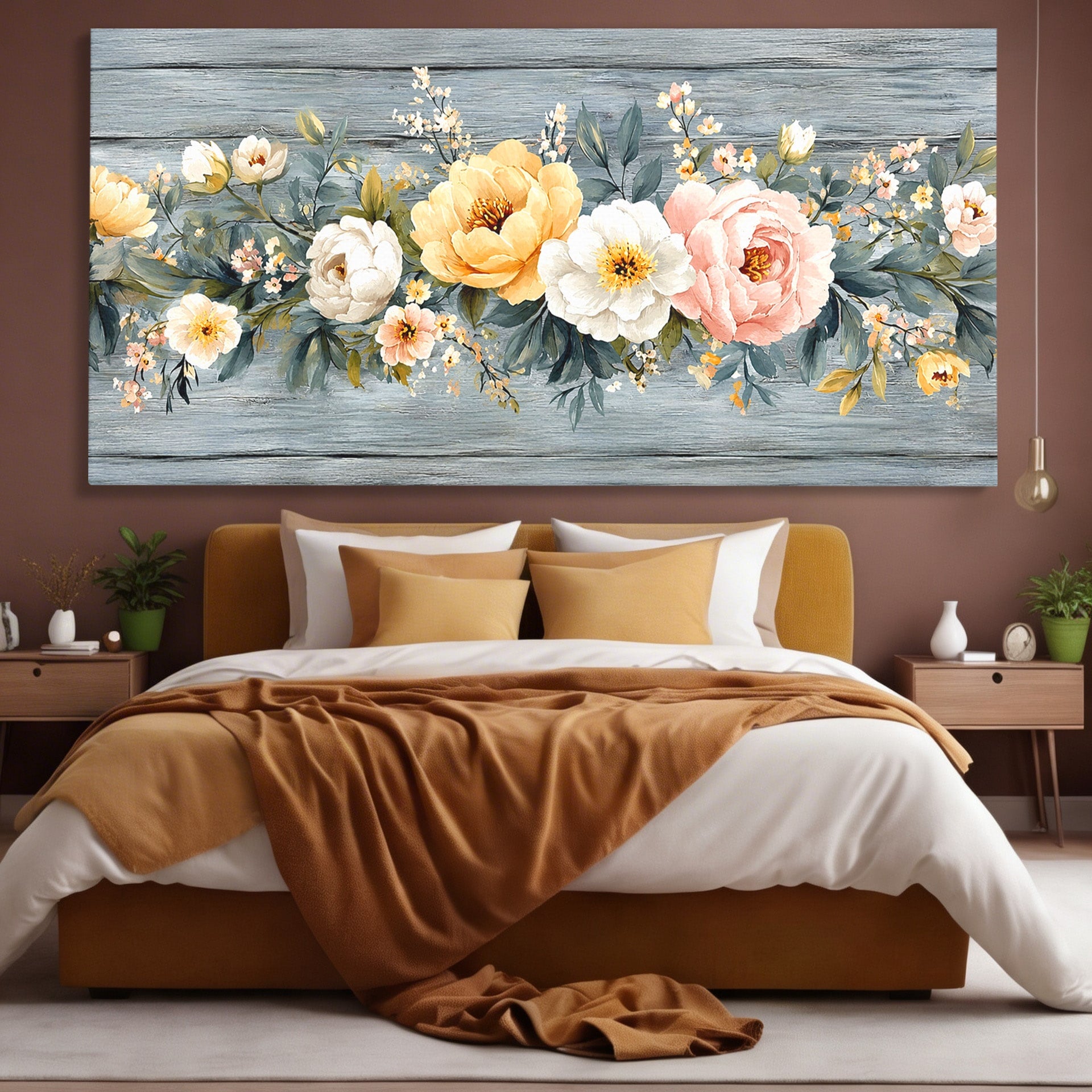 Tablou Canvas Premium LuxCanva® A1849, Flori De Primavara, Flori, Primavara, Natura, Living, Dormitor, Culori Vibrante