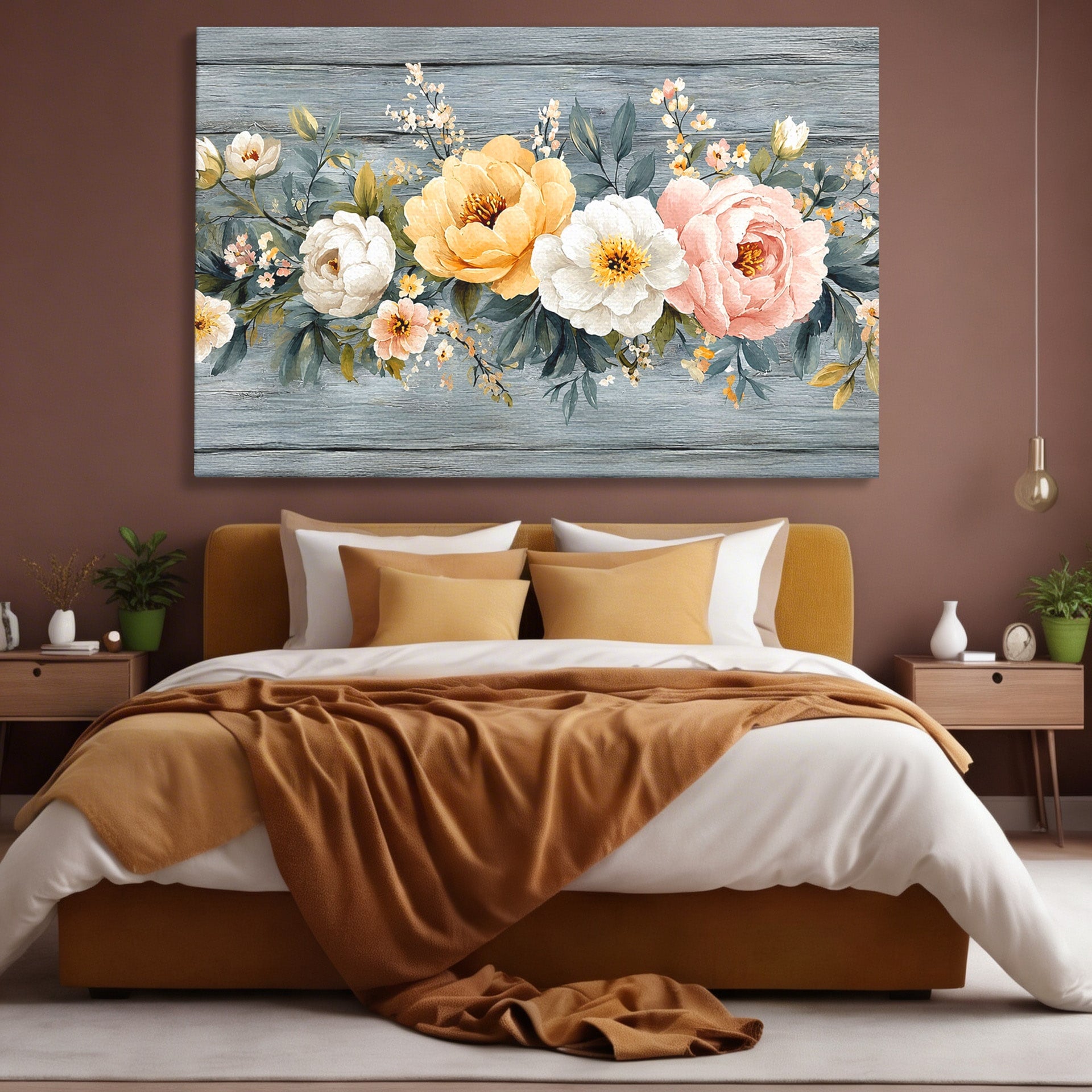 Tablou Canvas Premium LuxCanva® A1849, Flori De Primavara, Flori, Primavara, Natura, Living, Dormitor, Culori Vibrante