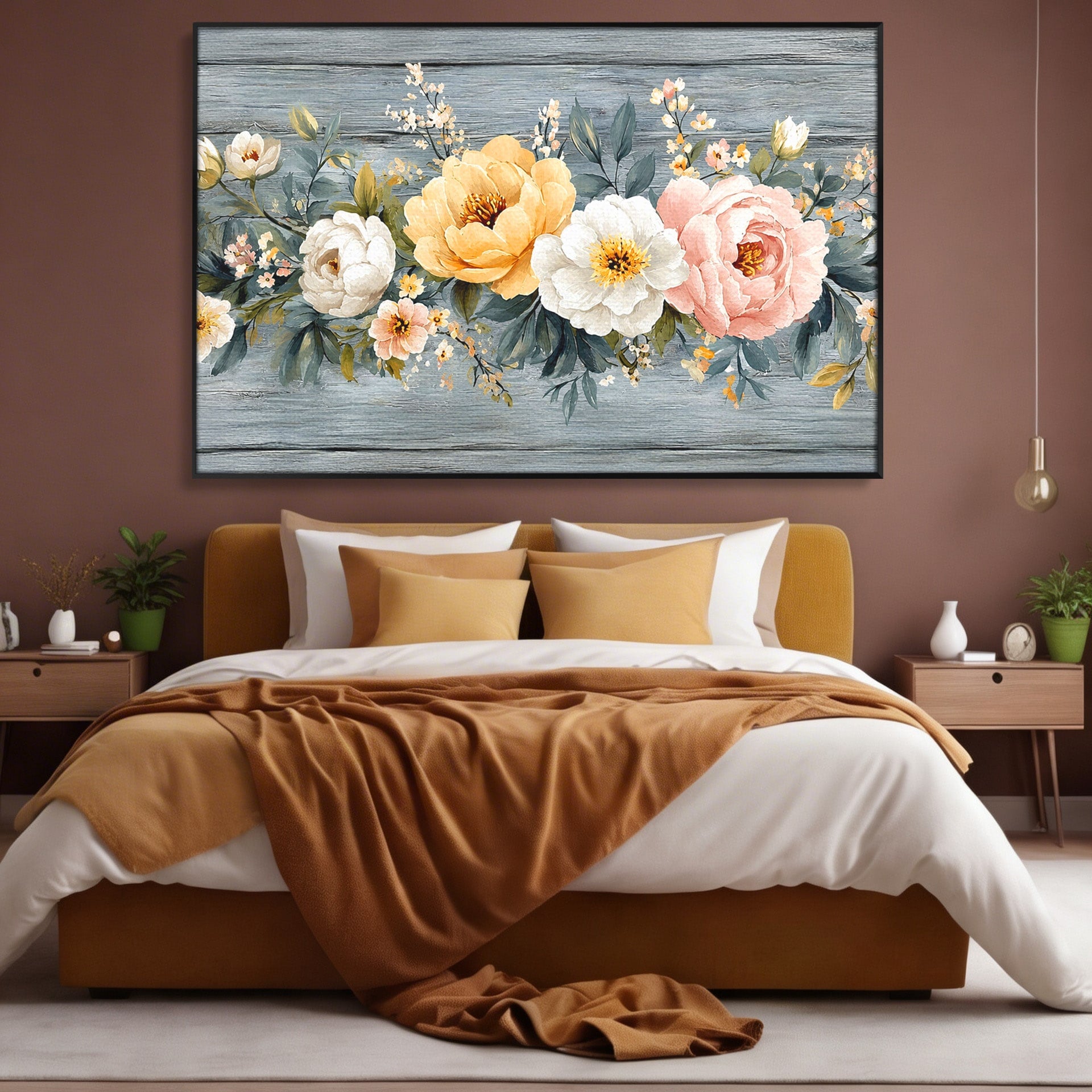 Tablou Canvas Premium LuxCanva® A1849, Flori De Primavara, Flori, Primavara, Natura, Living, Dormitor, Culori Vibrante