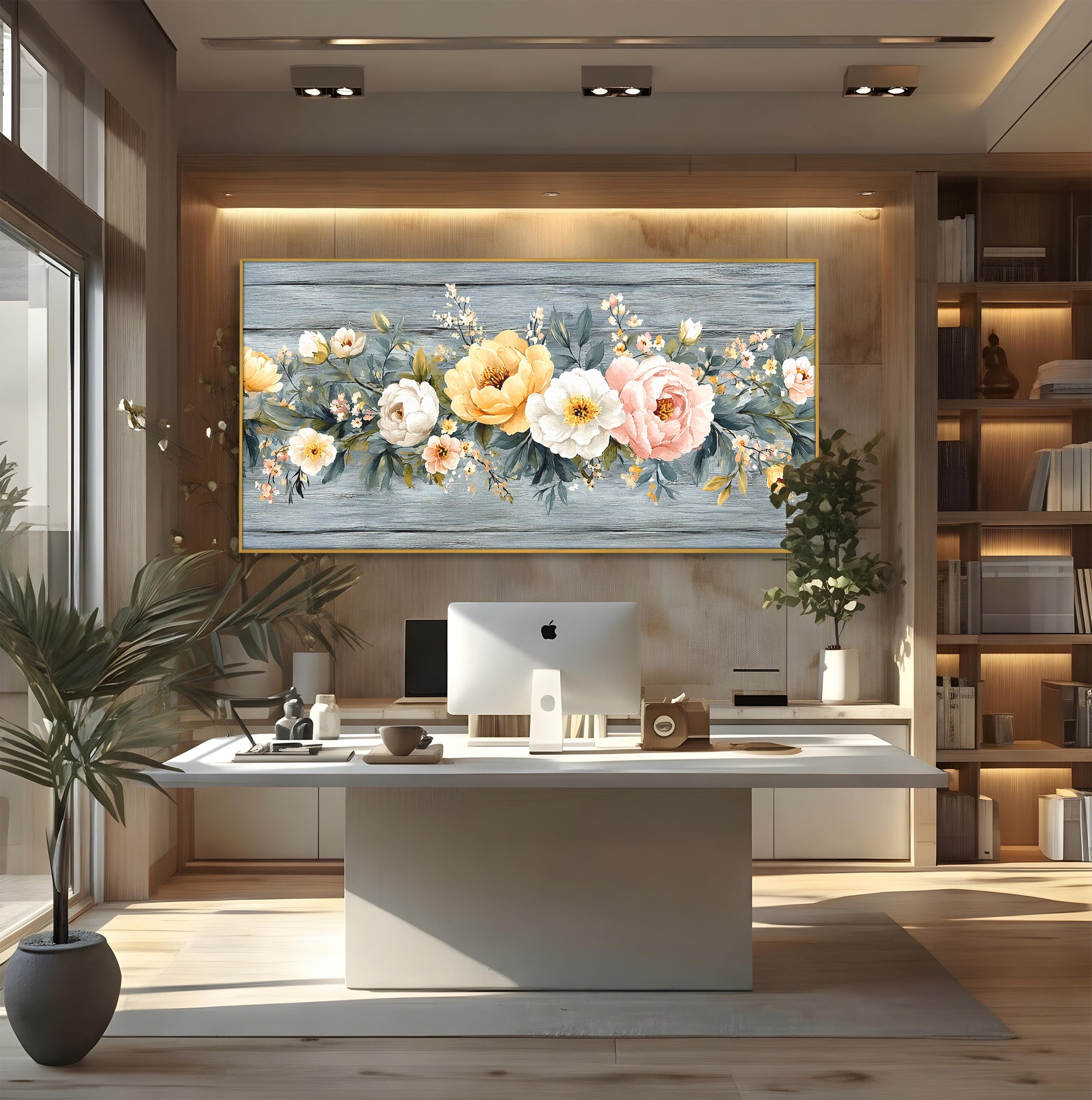 Tablou Canvas Premium LuxCanva® A1849, Flori De Primavara, Flori, Primavara, Natura, Living, Dormitor, Culori Vibrante