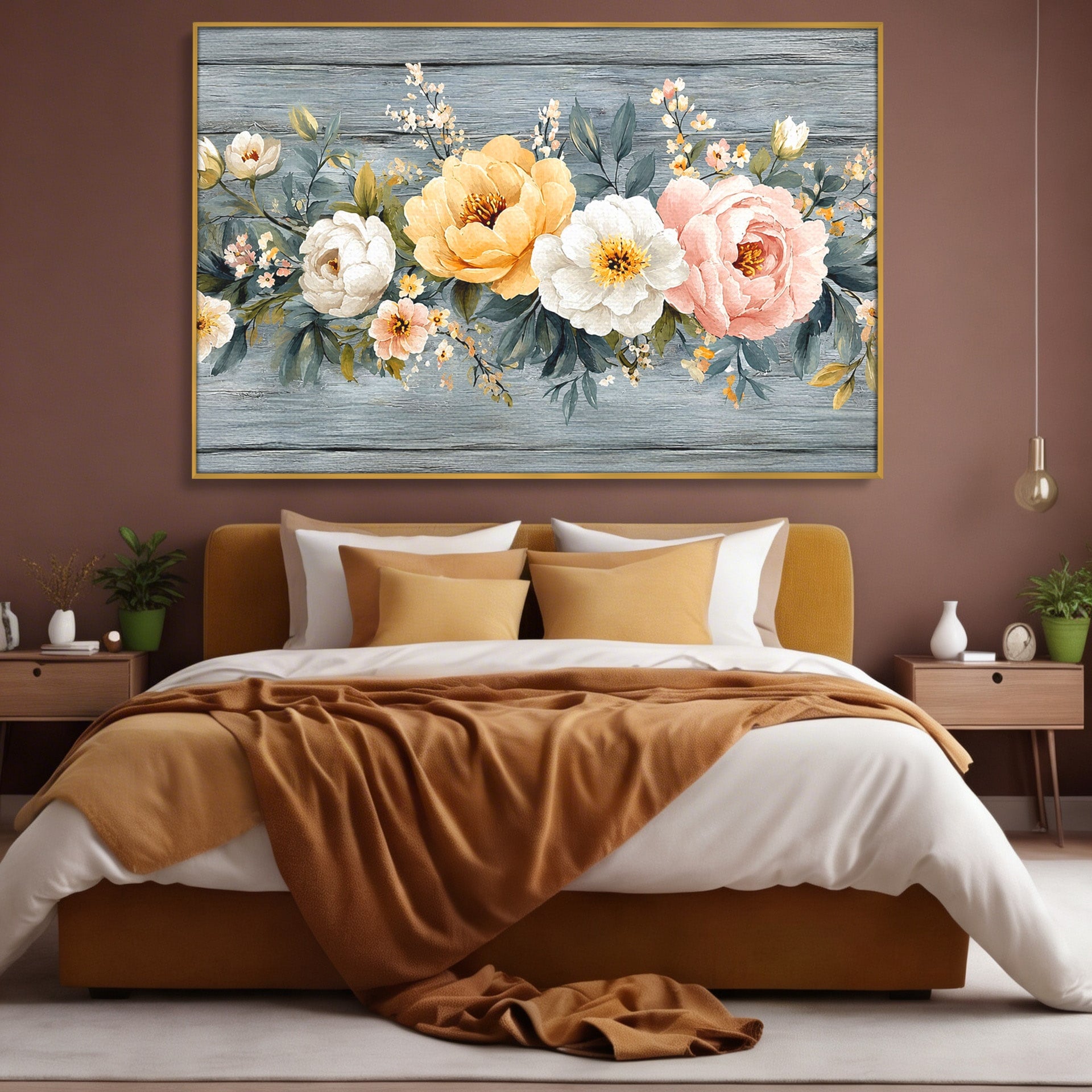 Tablou Canvas Premium LuxCanva® A1849, Flori De Primavara, Flori, Primavara, Natura, Living, Dormitor, Culori Vibrante