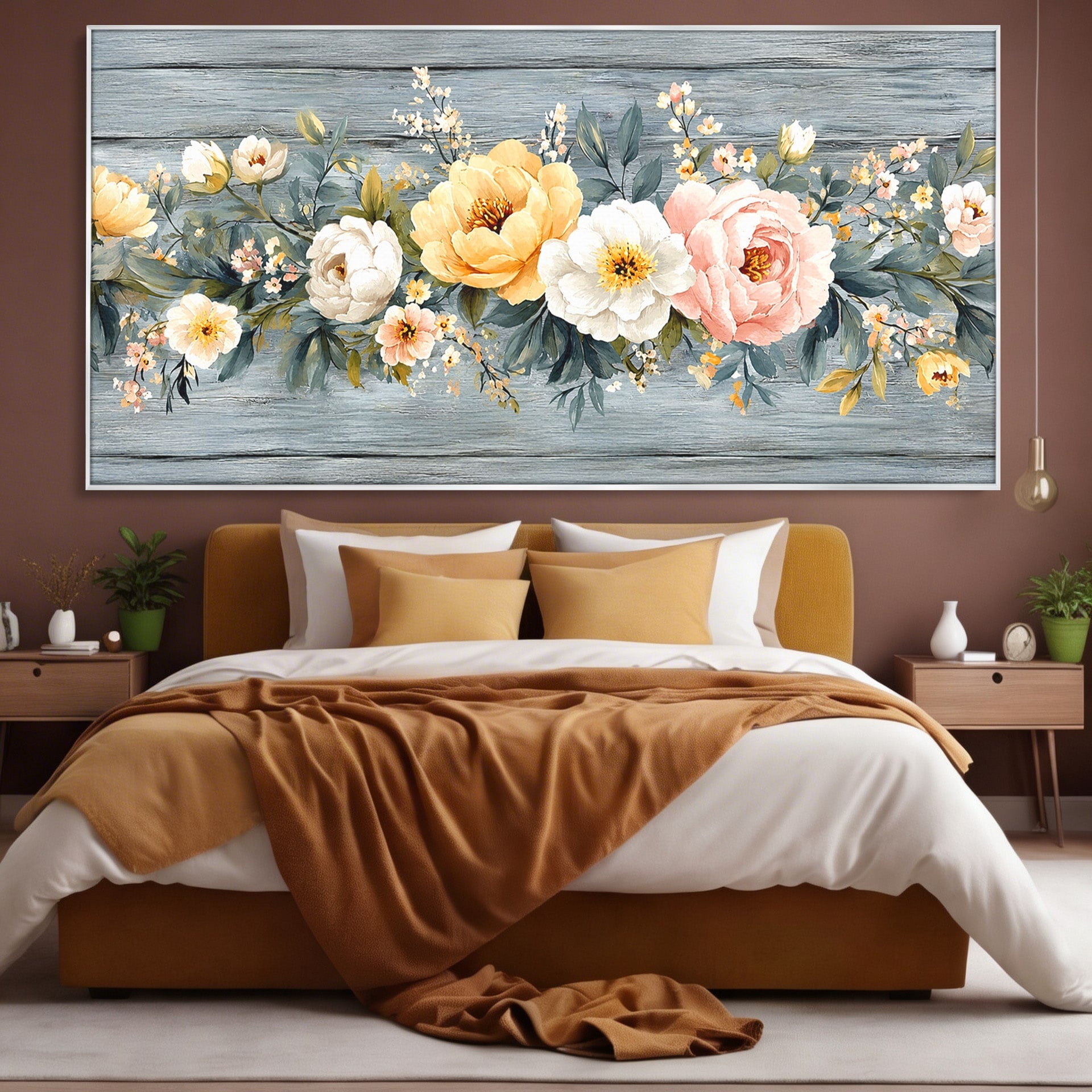 Tablou Canvas Premium LuxCanva® A1849, Flori De Primavara, Flori, Primavara, Natura, Living, Dormitor, Culori Vibrante