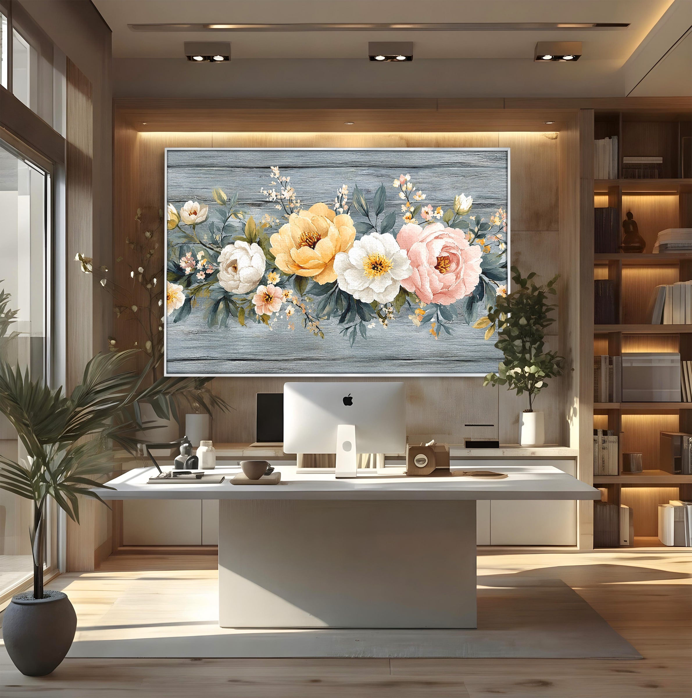 Tablou Canvas Premium LuxCanva® A1849, Flori De Primavara, Flori, Primavara, Natura, Living, Dormitor, Culori Vibrante