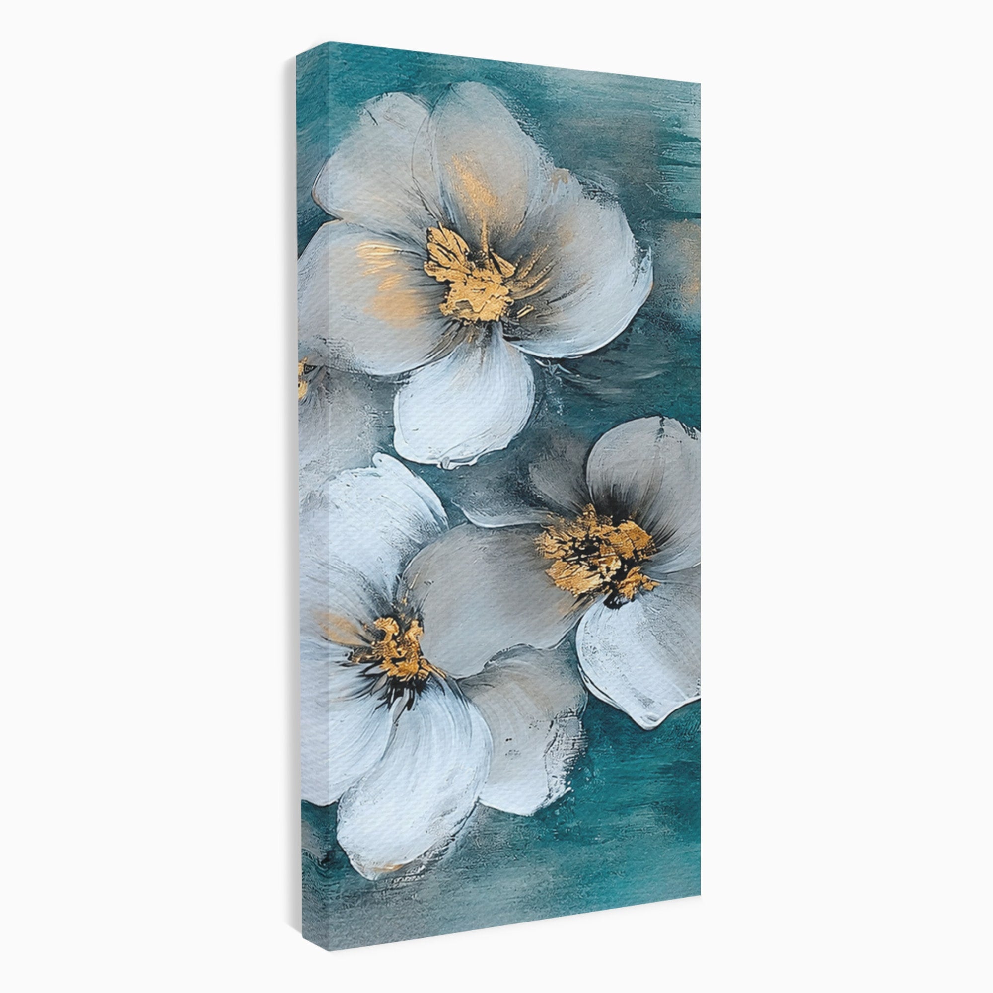 Tablou Canvas Premium LuxCanva® A1851, Petale de Lumină, Flori, Abstract, Natura, Living, Dormitor, Culori Vibrante