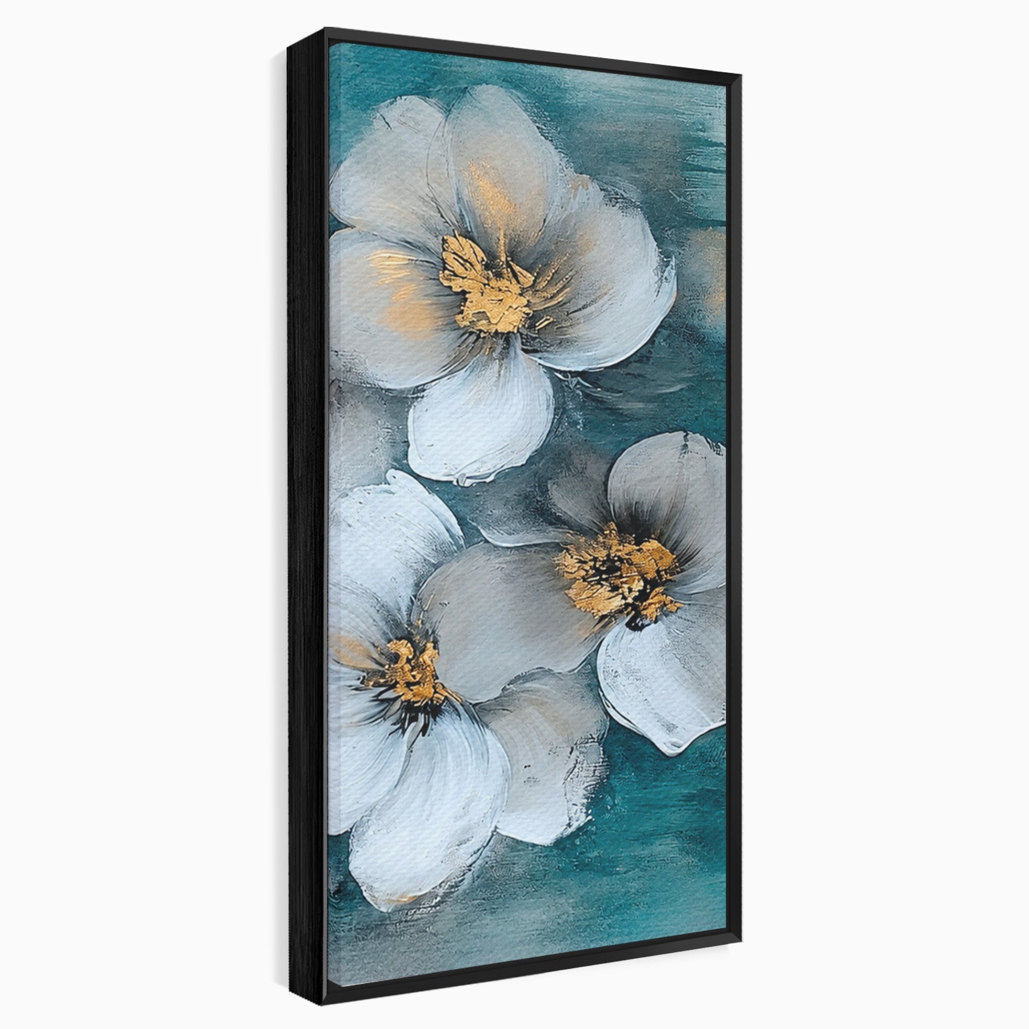 Tablou Canvas Premium LuxCanva® A1851, Petale de Lumină, Flori, Abstract, Natura, Living, Dormitor, Culori Vibrante