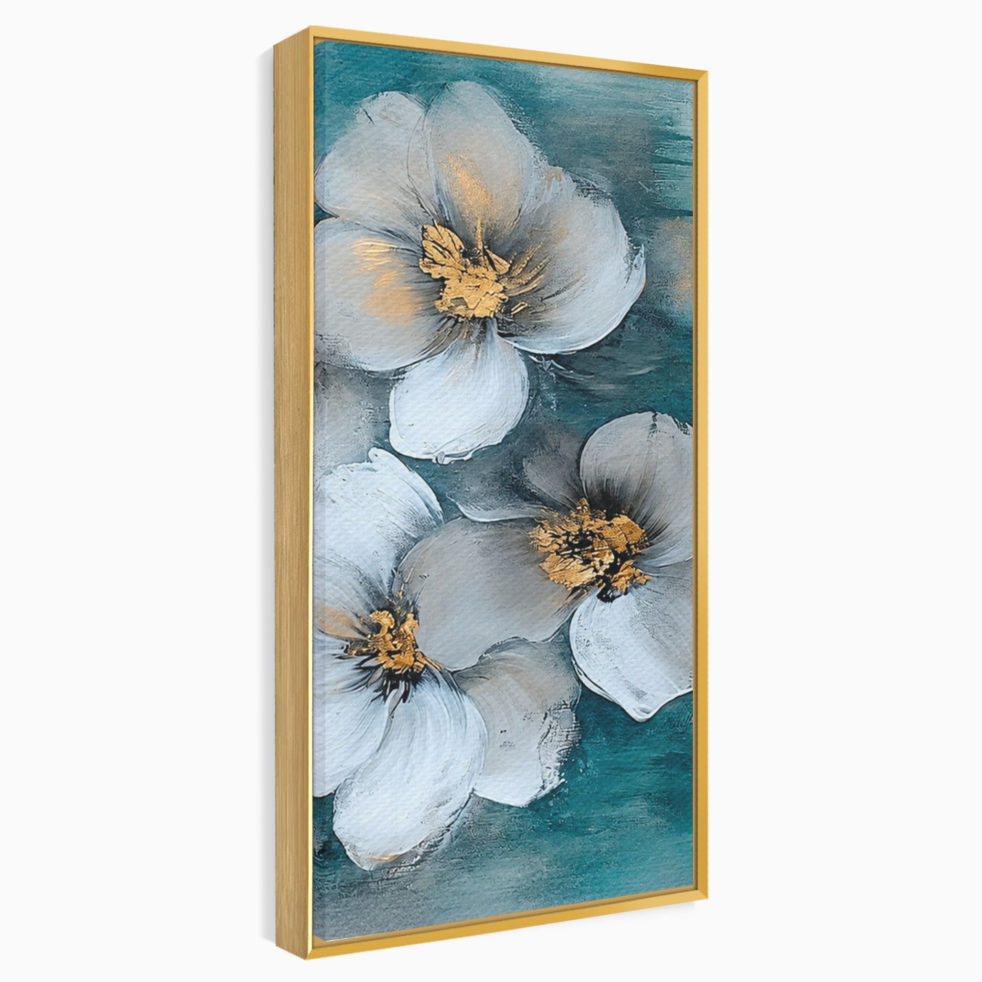 Tablou Canvas Premium LuxCanva® A1851, Petale de Lumină, Flori, Abstract, Natura, Living, Dormitor, Culori Vibrante