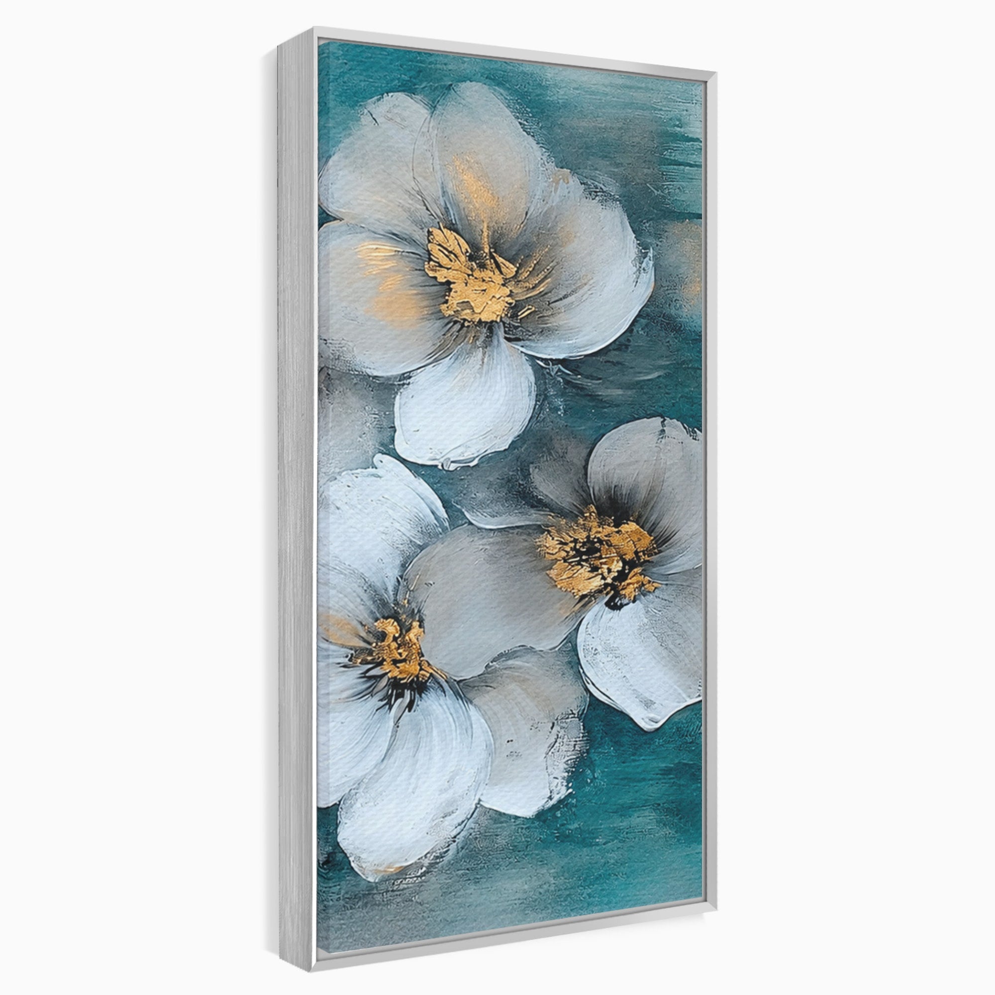 Tablou Canvas Premium LuxCanva® A1851, Petale de Lumină, Flori, Abstract, Natura, Living, Dormitor, Culori Vibrante