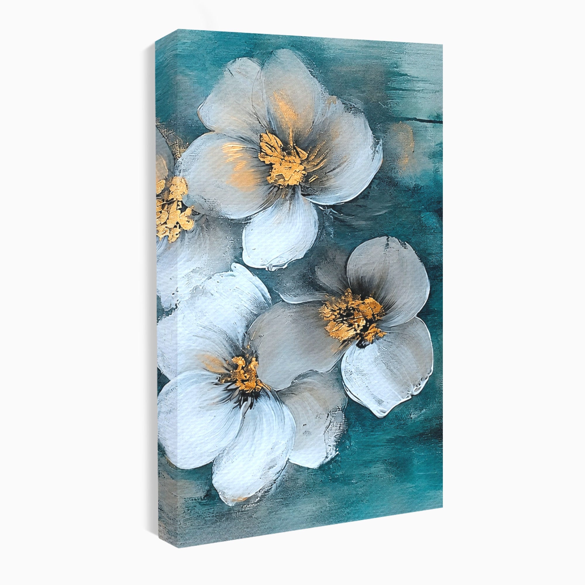 Tablou Canvas Premium LuxCanva® A1851, Petale de Lumină, Flori, Abstract, Natura, Living, Dormitor, Culori Vibrante