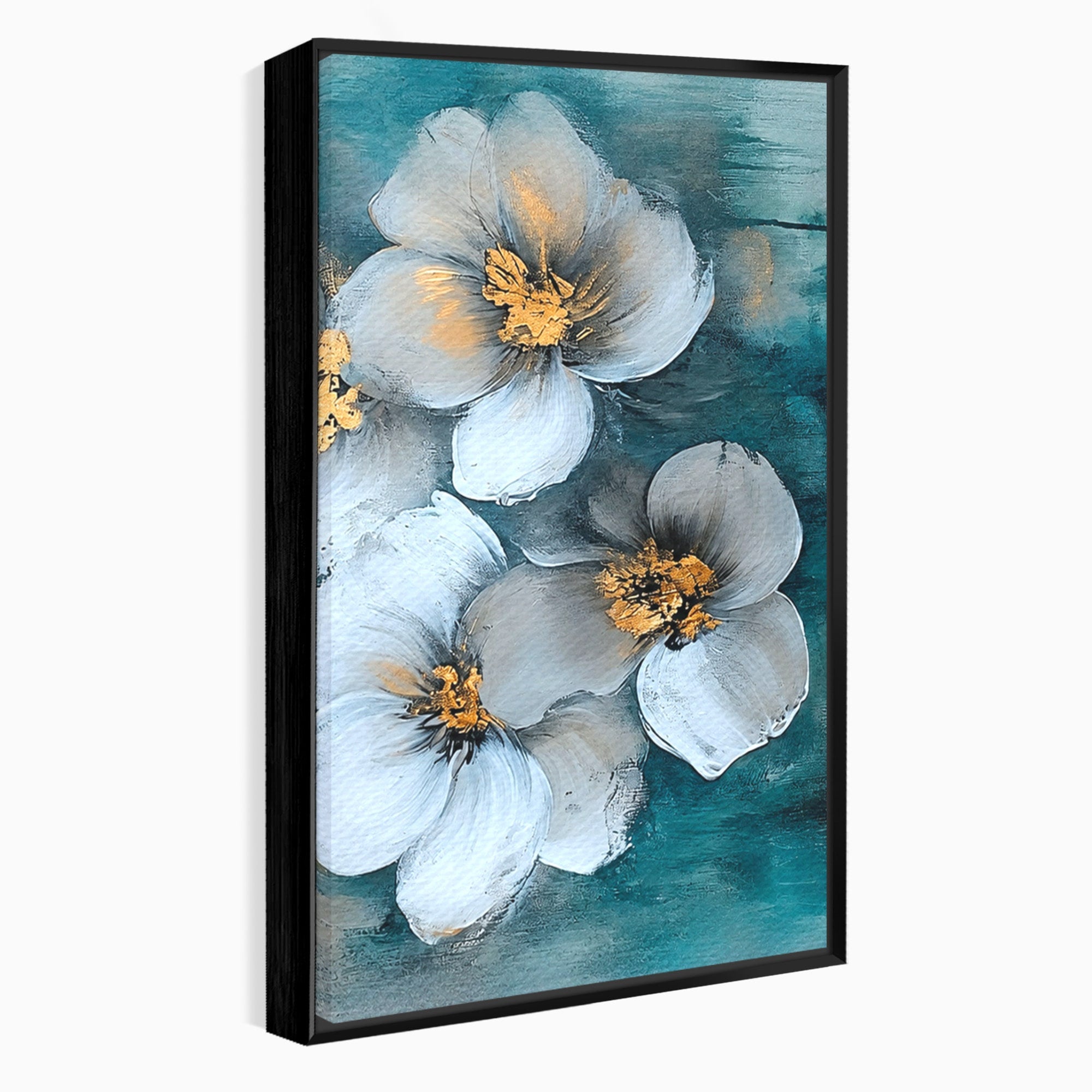 Tablou Canvas Premium LuxCanva® A1851, Petale de Lumină, Flori, Abstract, Natura, Living, Dormitor, Culori Vibrante