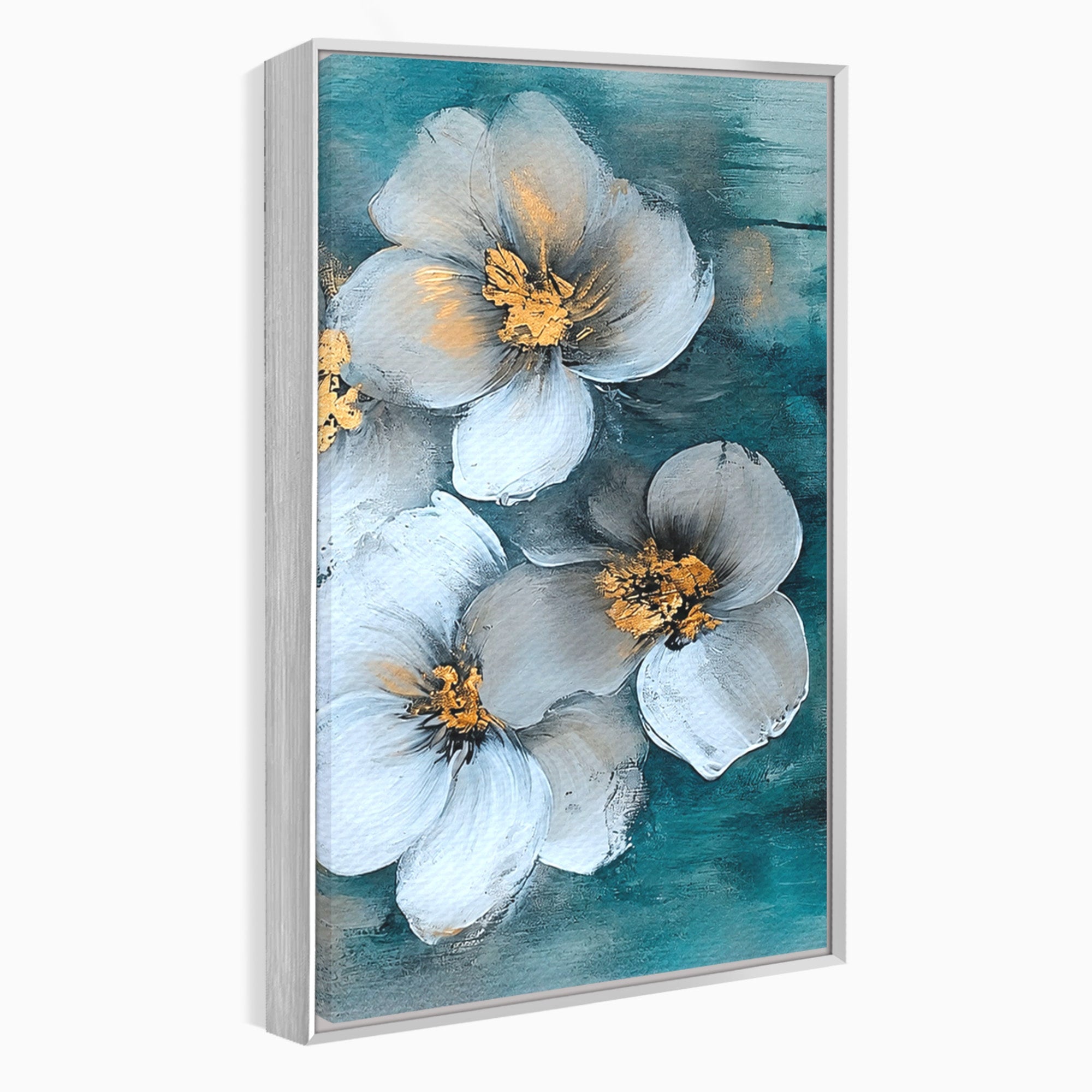 Tablou Canvas Premium LuxCanva® A1851, Petale de Lumină, Flori, Abstract, Natura, Living, Dormitor, Culori Vibrante