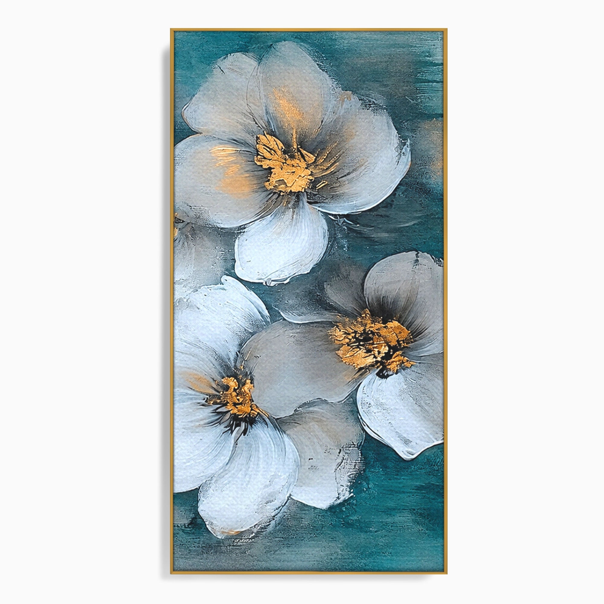 Tablou Canvas Premium LuxCanva® A1851, Petale de Lumină, Flori, Abstract, Natura, Living, Dormitor, Culori Vibrante
