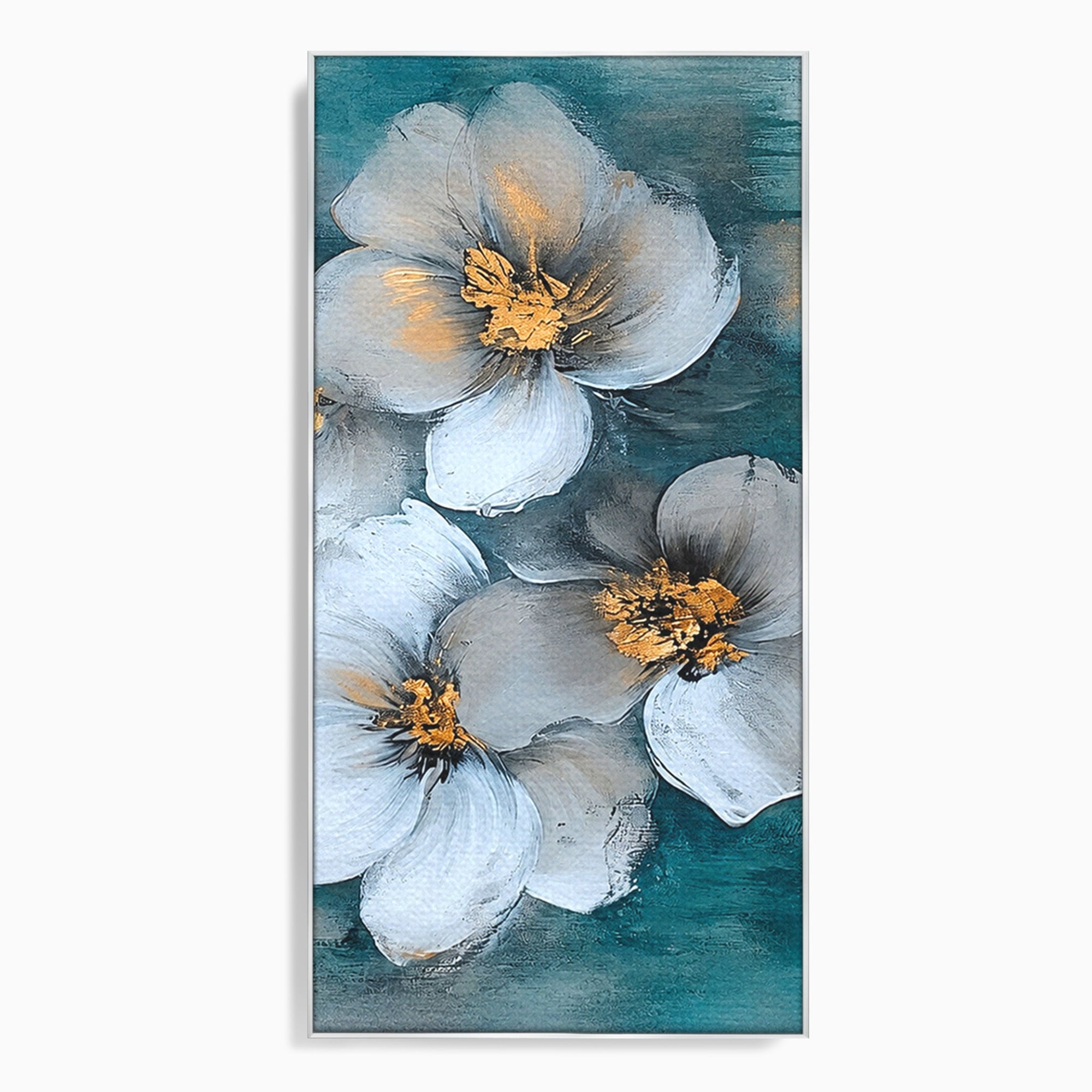 Tablou Canvas Premium LuxCanva® A1851, Petale de Lumină, Flori, Abstract, Natura, Living, Dormitor, Culori Vibrante