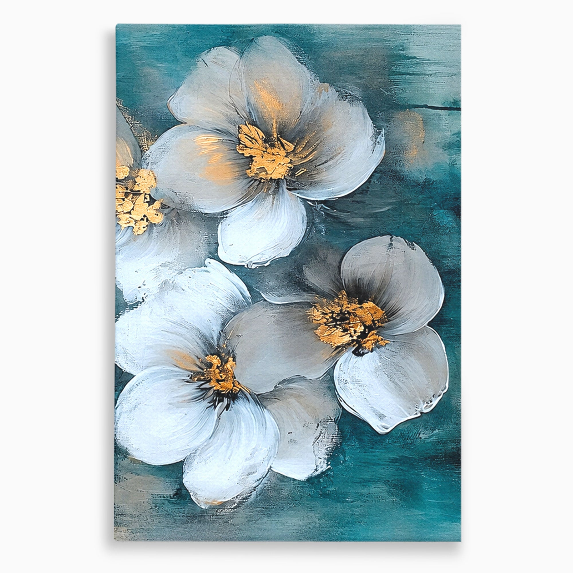 Tablou Canvas Premium LuxCanva® A1851, Petale de Lumină, Flori, Abstract, Natura, Living, Dormitor, Culori Vibrante