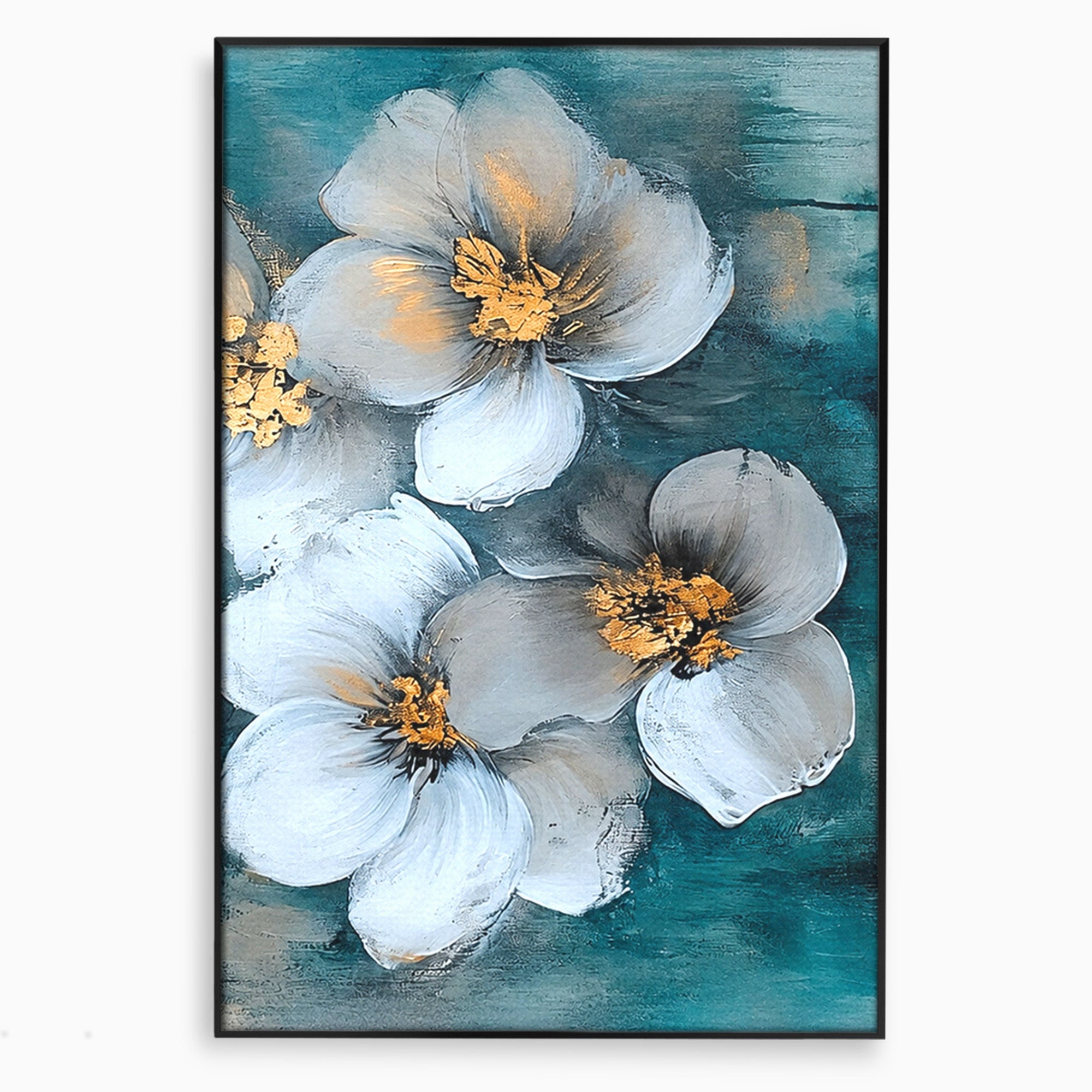 Tablou Canvas Premium LuxCanva® A1851, Petale de Lumină, Flori, Abstract, Natura, Living, Dormitor, Culori Vibrante