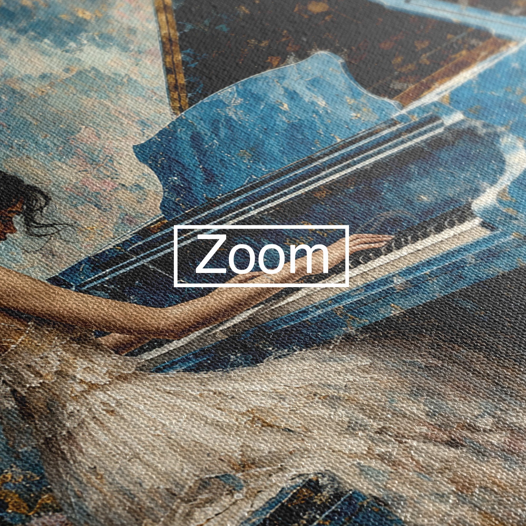 Tablou Canvas Premium LuxCanva® A1860, Ingerul Muzicii, Inger, Pian, Flori, Muzica, Living, Dormitor, Culori Vibrante