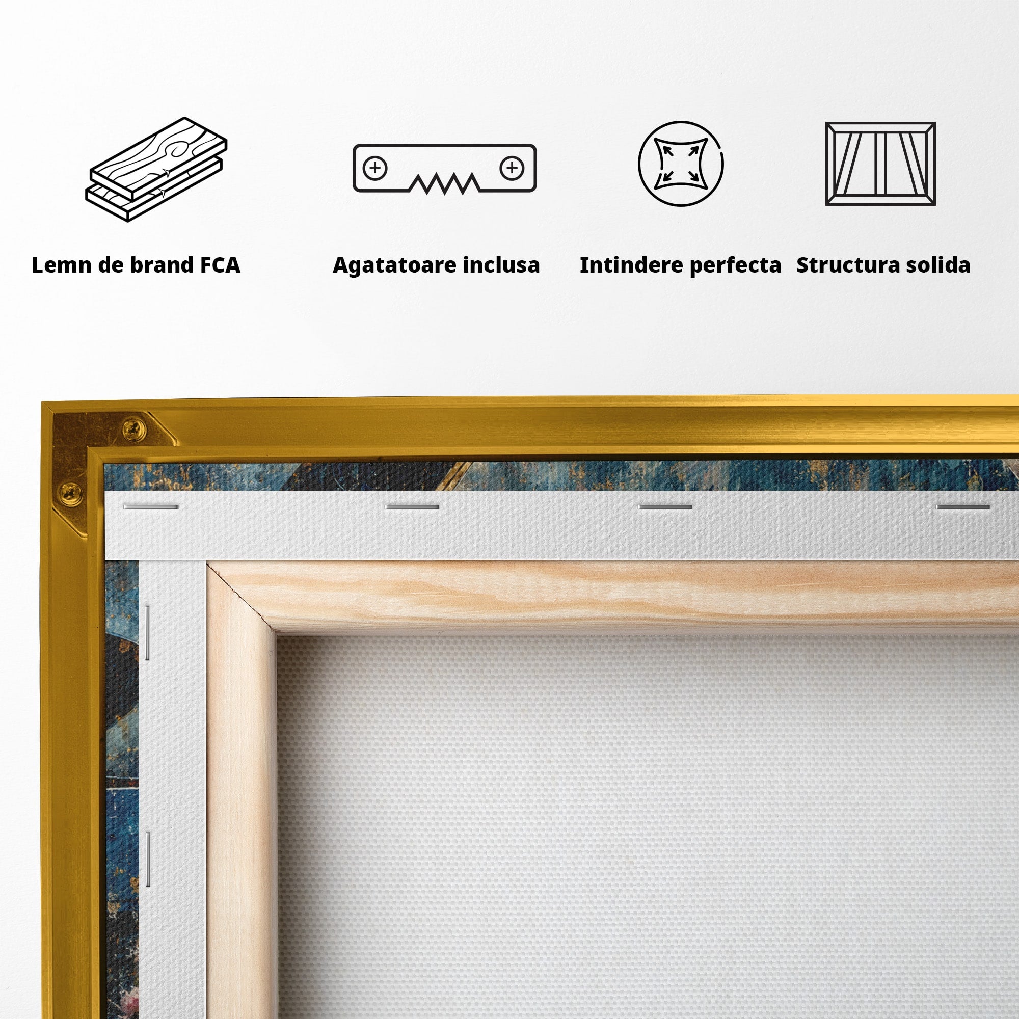 Tablou Canvas Premium LuxCanva® A1860, Ingerul Muzicii, Inger, Pian, Flori, Muzica, Living, Dormitor, Culori Vibrante