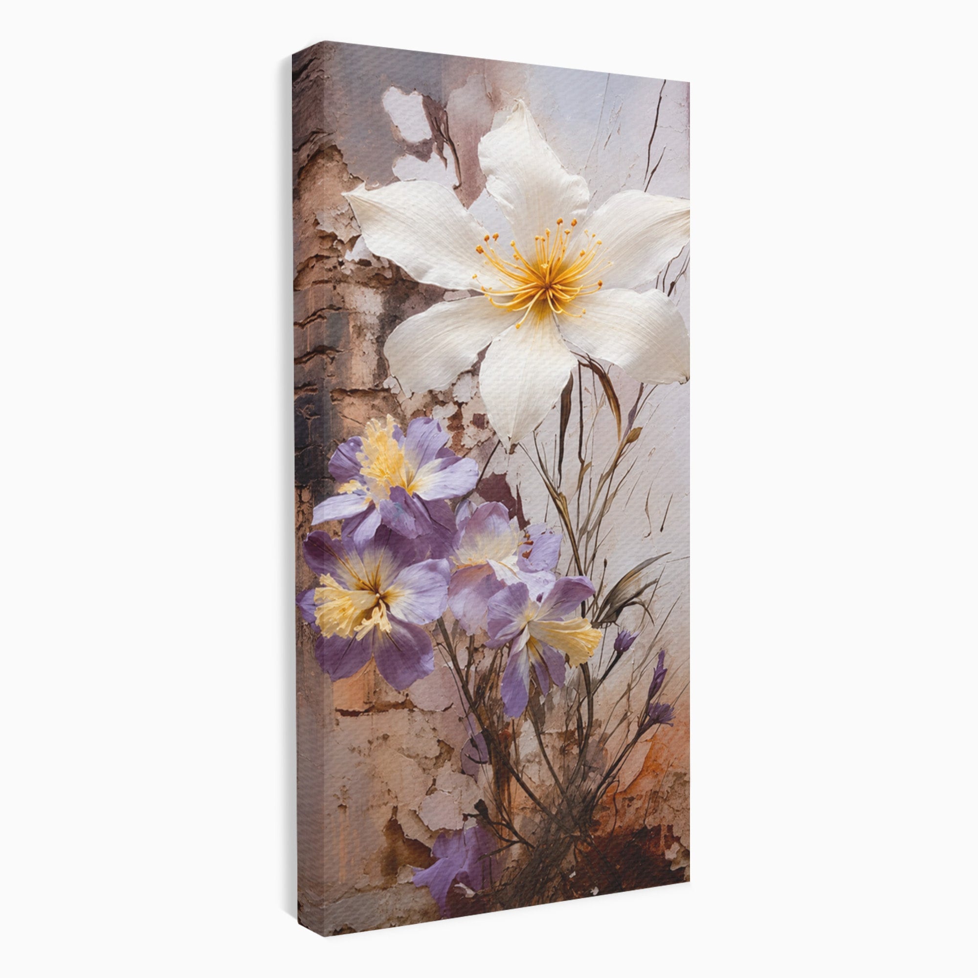 Tablou Canvas Premium LuxCanva® A1862, Floare Delicata, Flori, Arta, Natura, Eleganta, Living, Culori Vibrante