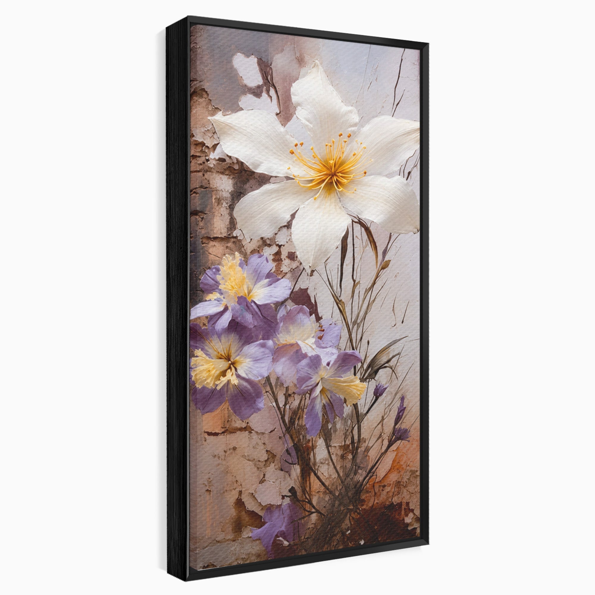 Tablou Canvas Premium LuxCanva® A1862, Floare Delicata, Flori, Arta, Natura, Eleganta, Living, Culori Vibrante