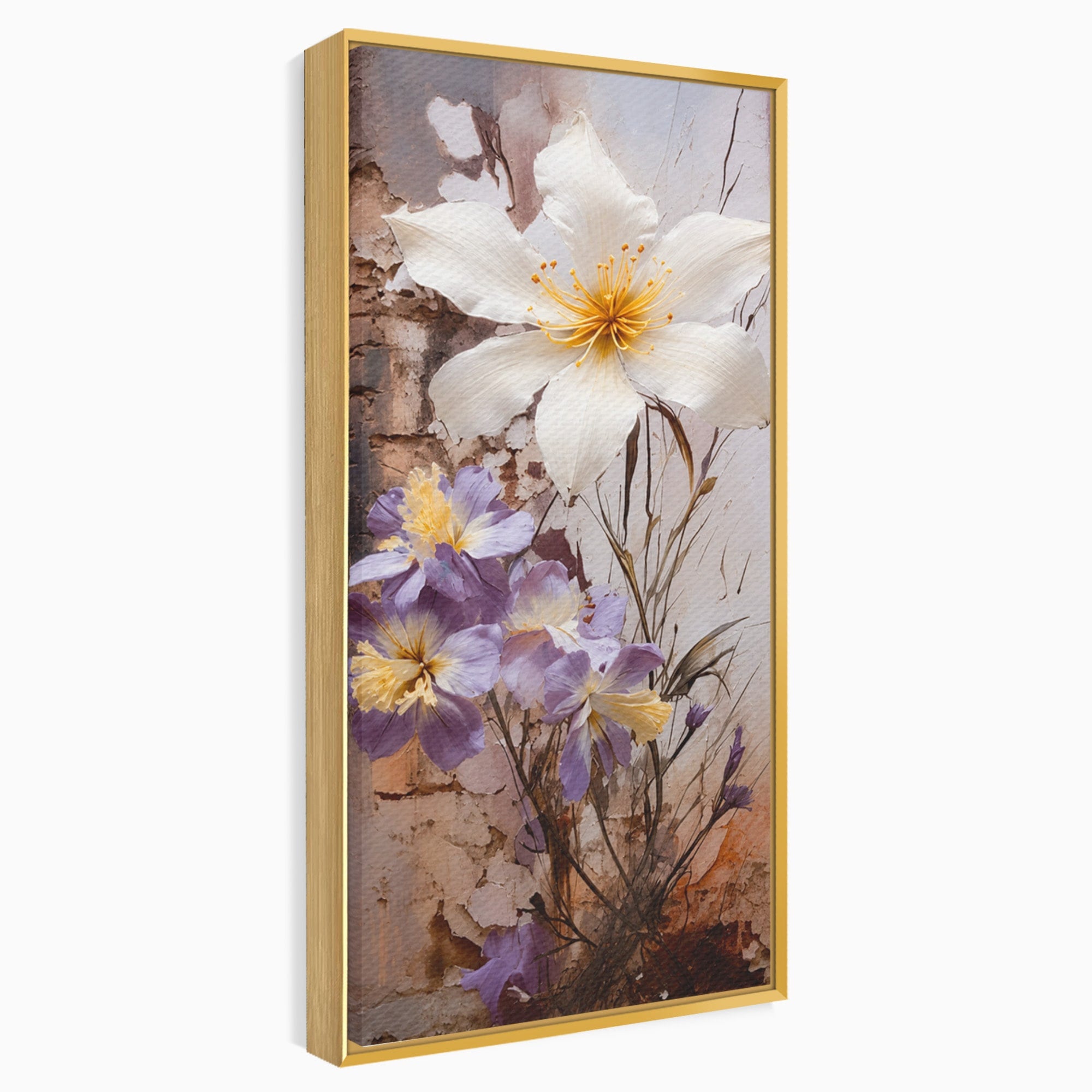 Tablou Canvas Premium LuxCanva® A1862, Floare Delicata, Flori, Arta, Natura, Eleganta, Living, Culori Vibrante