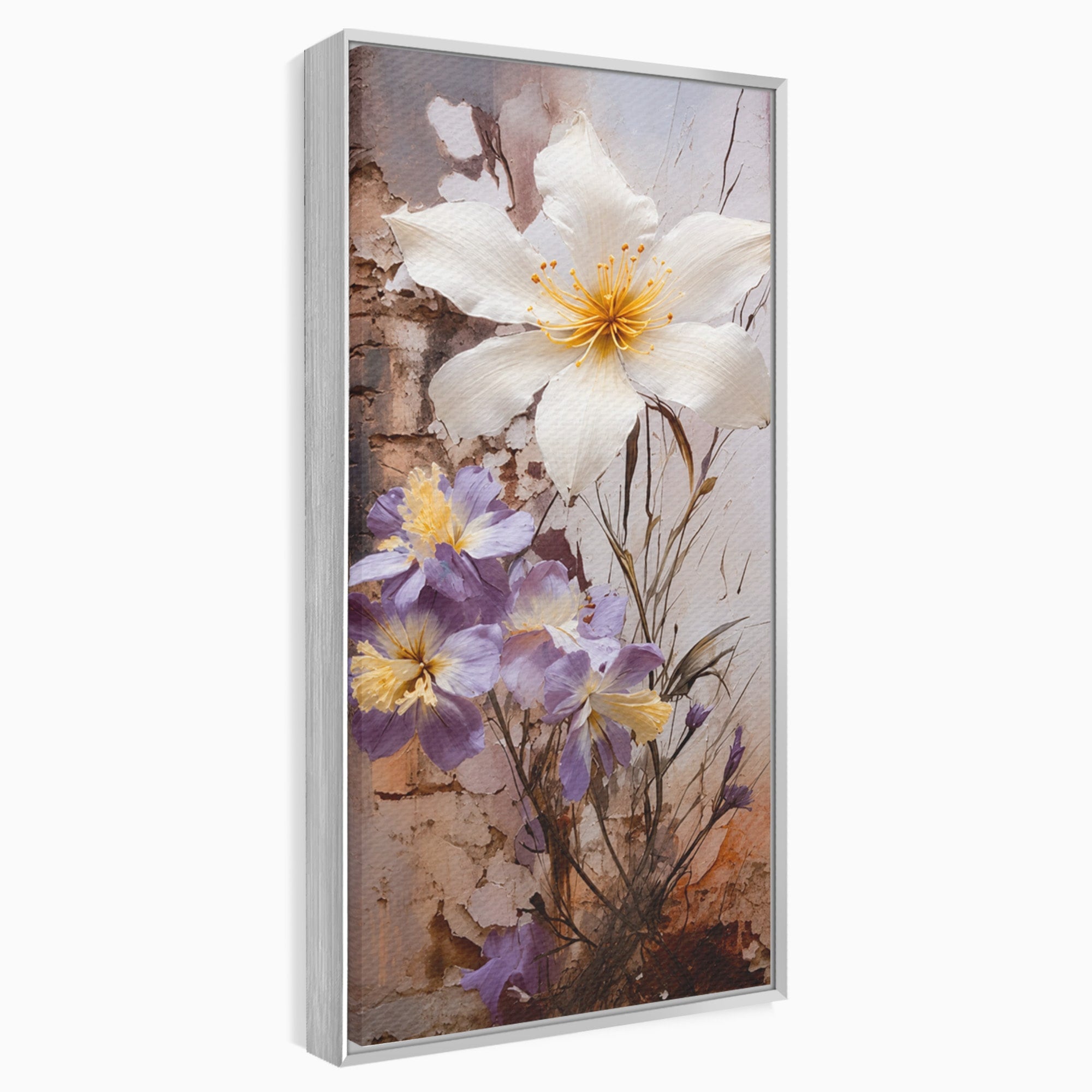 Tablou Canvas Premium LuxCanva® A1862, Floare Delicata, Flori, Arta, Natura, Eleganta, Living, Culori Vibrante