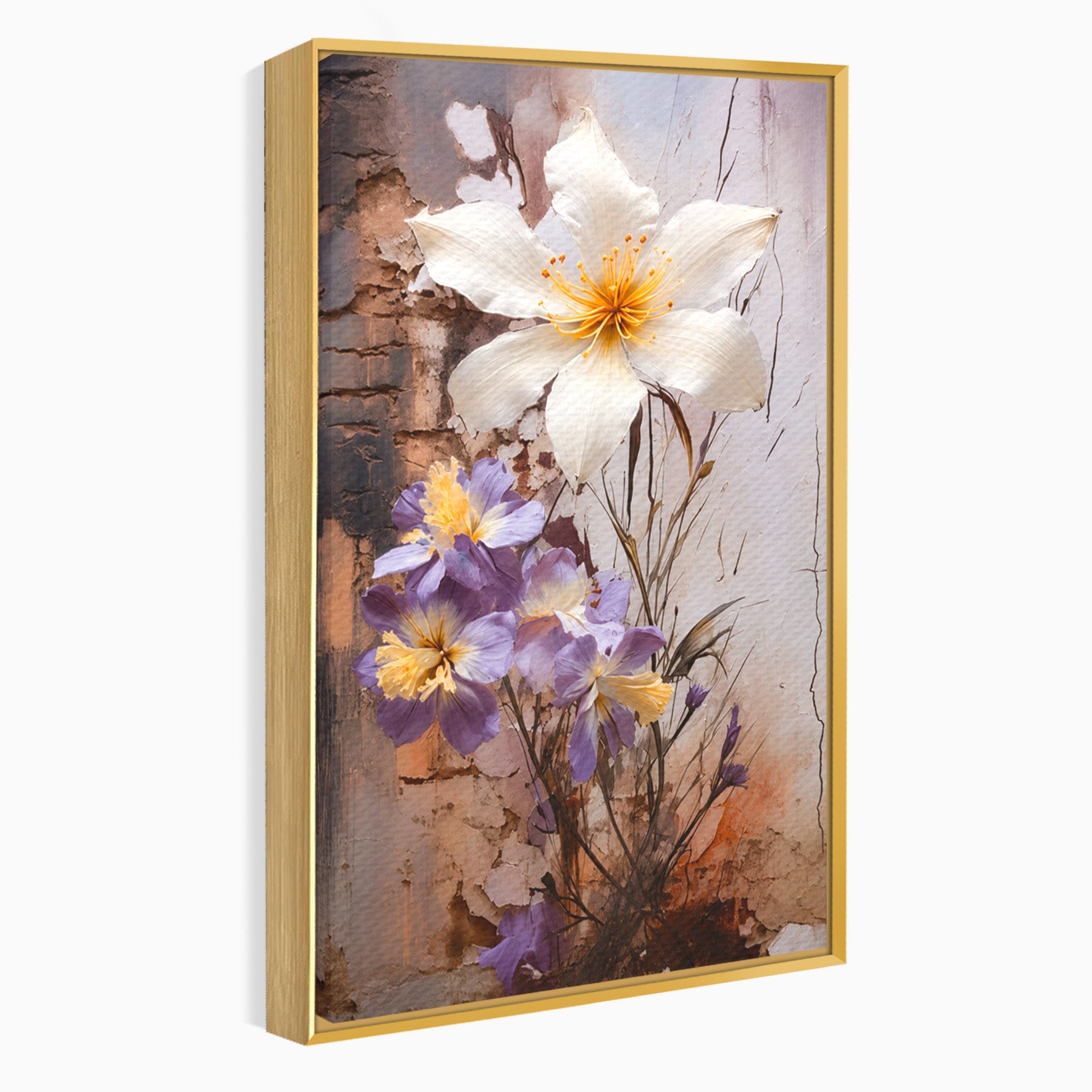 Tablou Canvas Premium LuxCanva® A1862, Floare Delicata, Flori, Arta, Natura, Eleganta, Living, Culori Vibrante