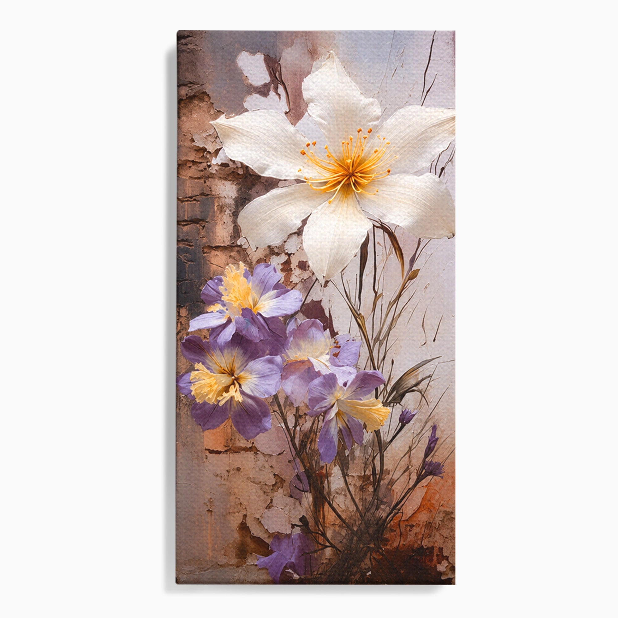 Tablou Canvas Premium LuxCanva® A1862, Floare Delicata, Flori, Arta, Natura, Eleganta, Living, Culori Vibrante