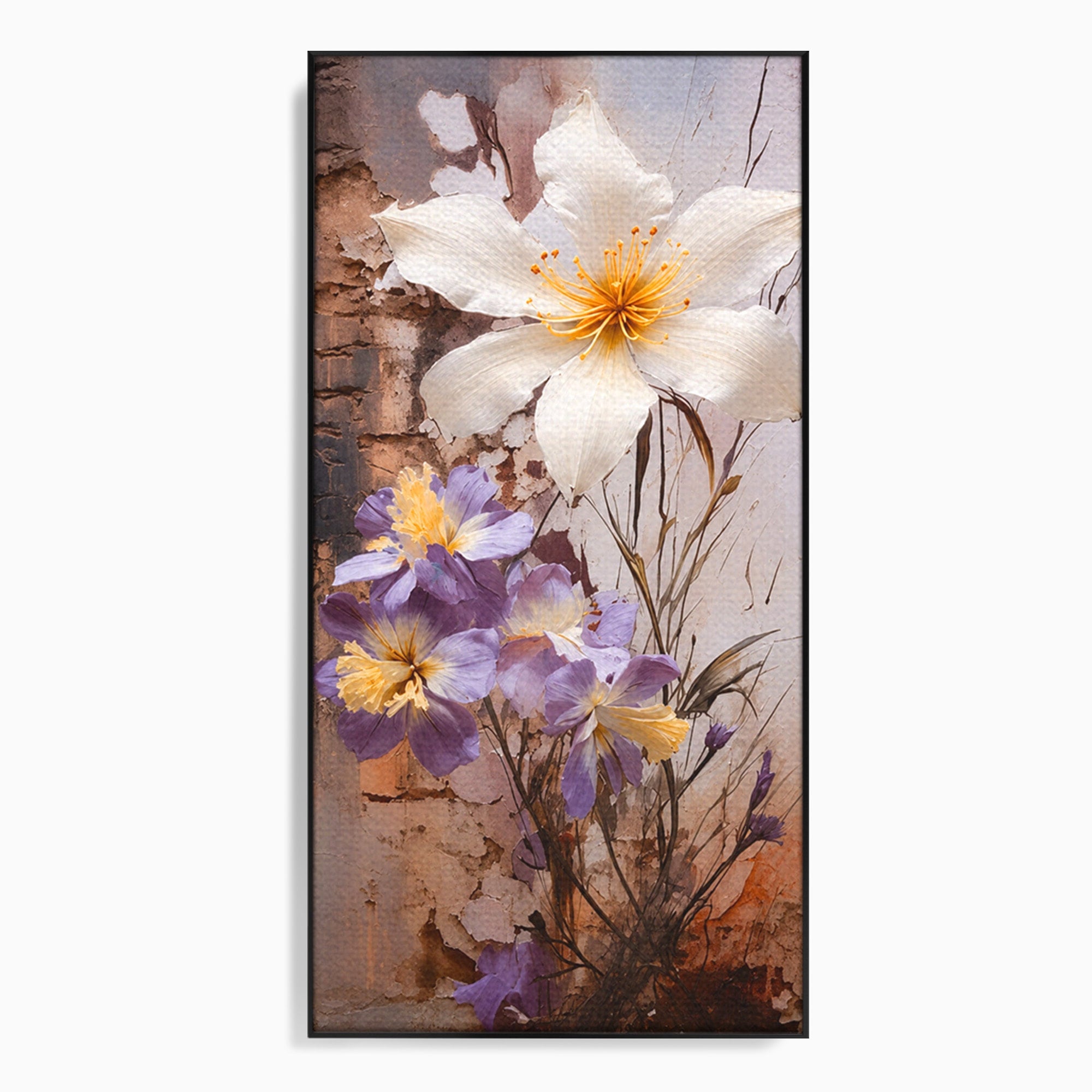 Tablou Canvas Premium LuxCanva® A1862, Floare Delicata, Flori, Arta, Natura, Eleganta, Living, Culori Vibrante