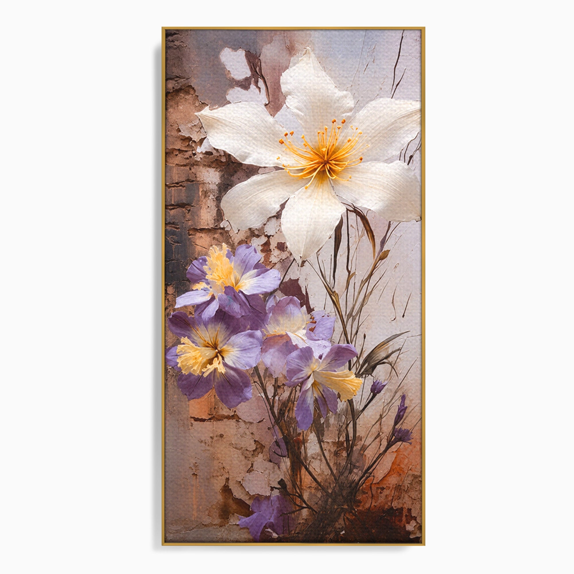 Tablou Canvas Premium LuxCanva® A1862, Floare Delicata, Flori, Arta, Natura, Eleganta, Living, Culori Vibrante