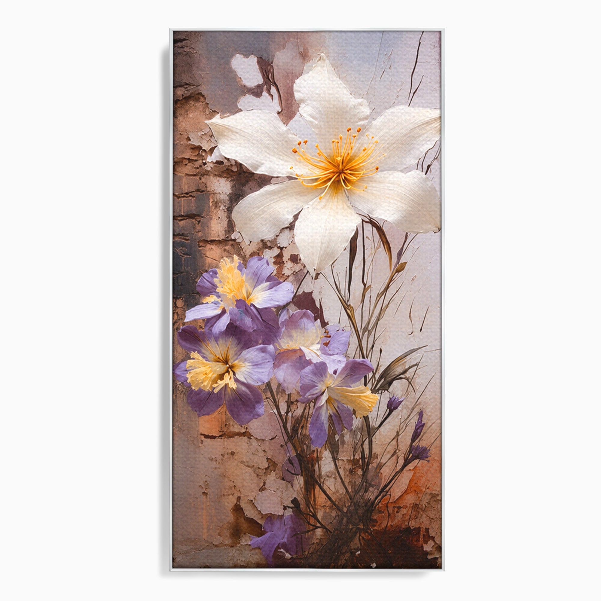 Tablou Canvas Premium LuxCanva® A1862, Floare Delicata, Flori, Arta, Natura, Eleganta, Living, Culori Vibrante