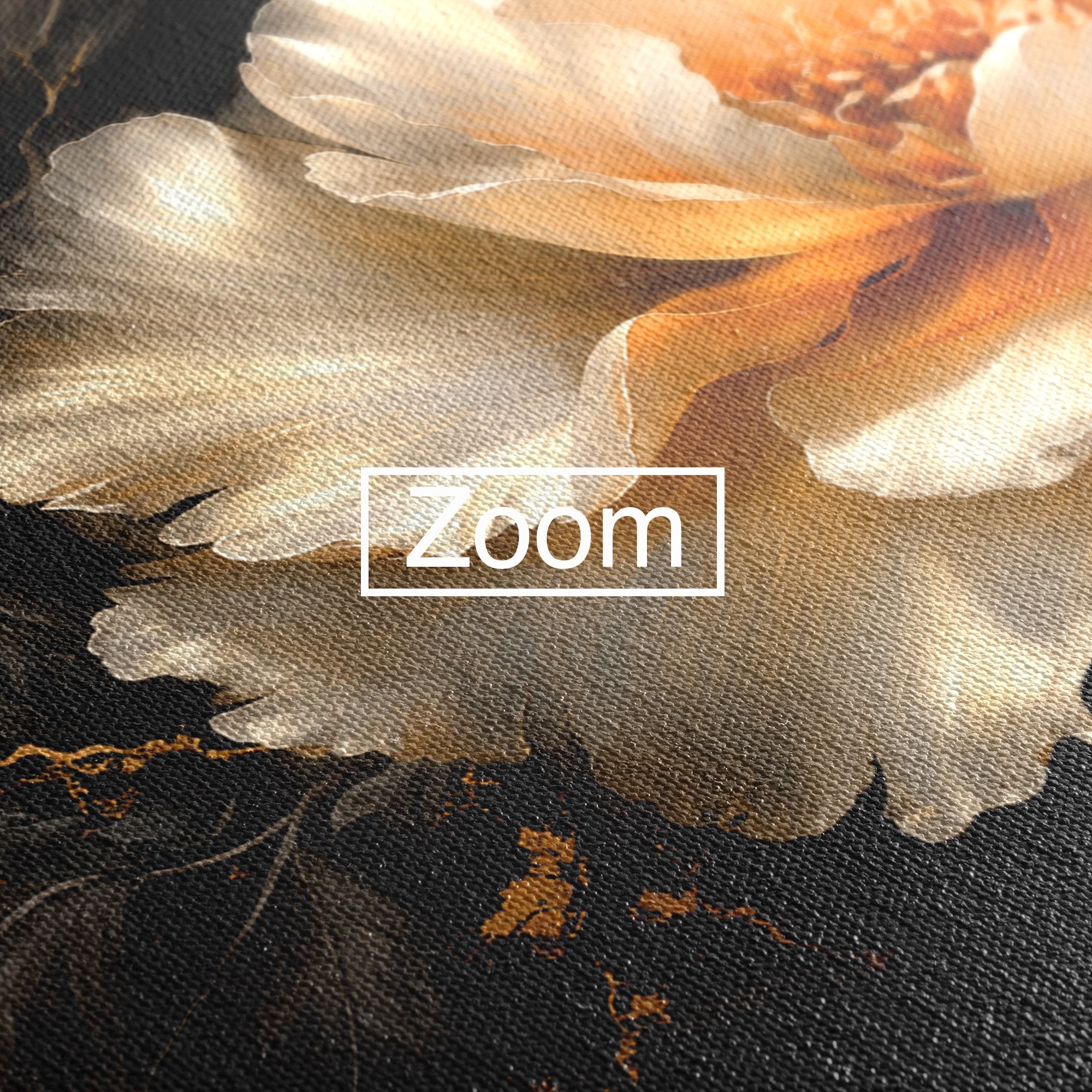 Tablou Canvas Premium LuxCanva® A1864, Floare Aurie, Floare, Auriu, Eleganta, Dormitor, Living, Culori Vibrante
