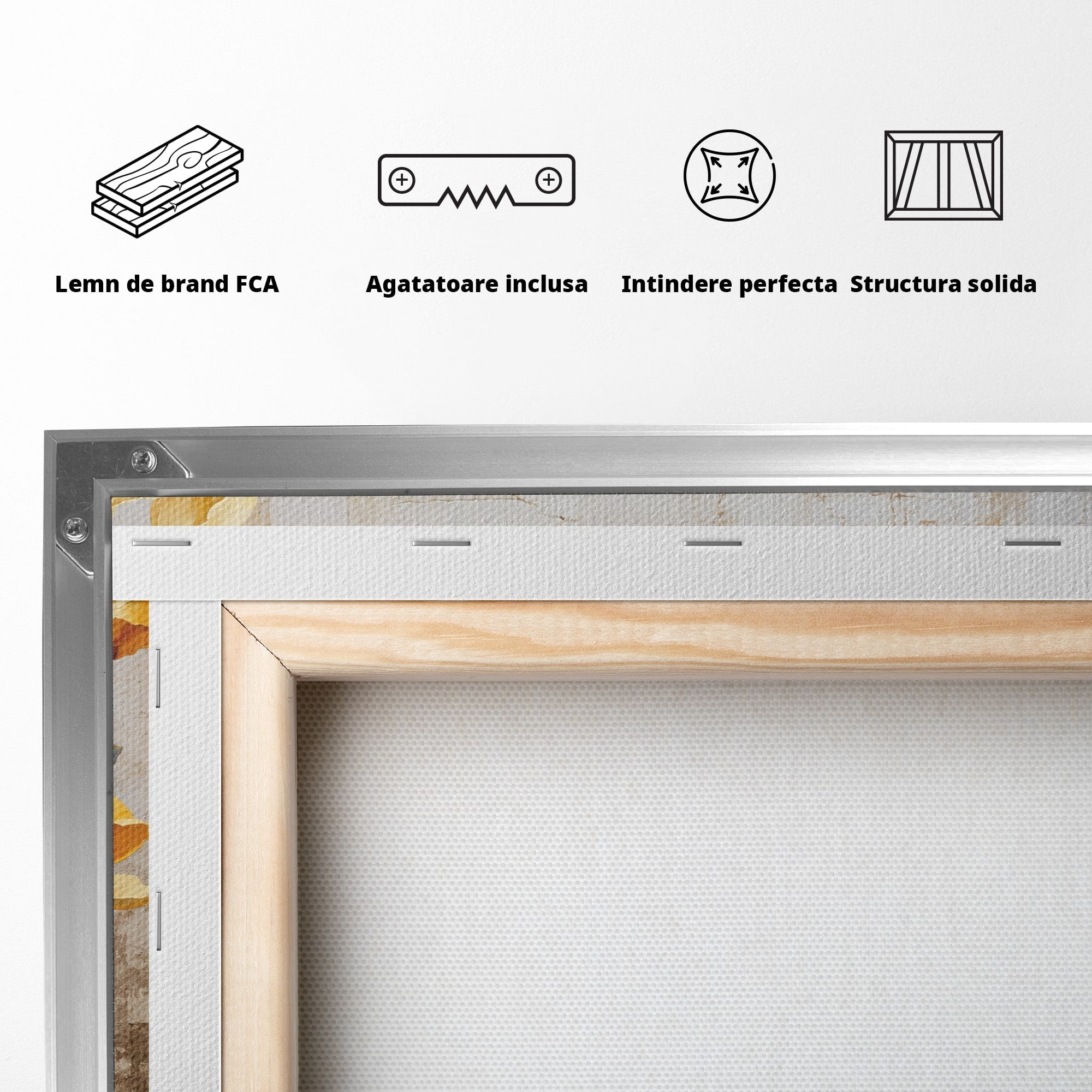 Tablou Canvas Premium LuxCanva® A1867, Floare De Magnolie, Magnolie, Floare, Natura, Dormitor, Living, Culori Vibrante