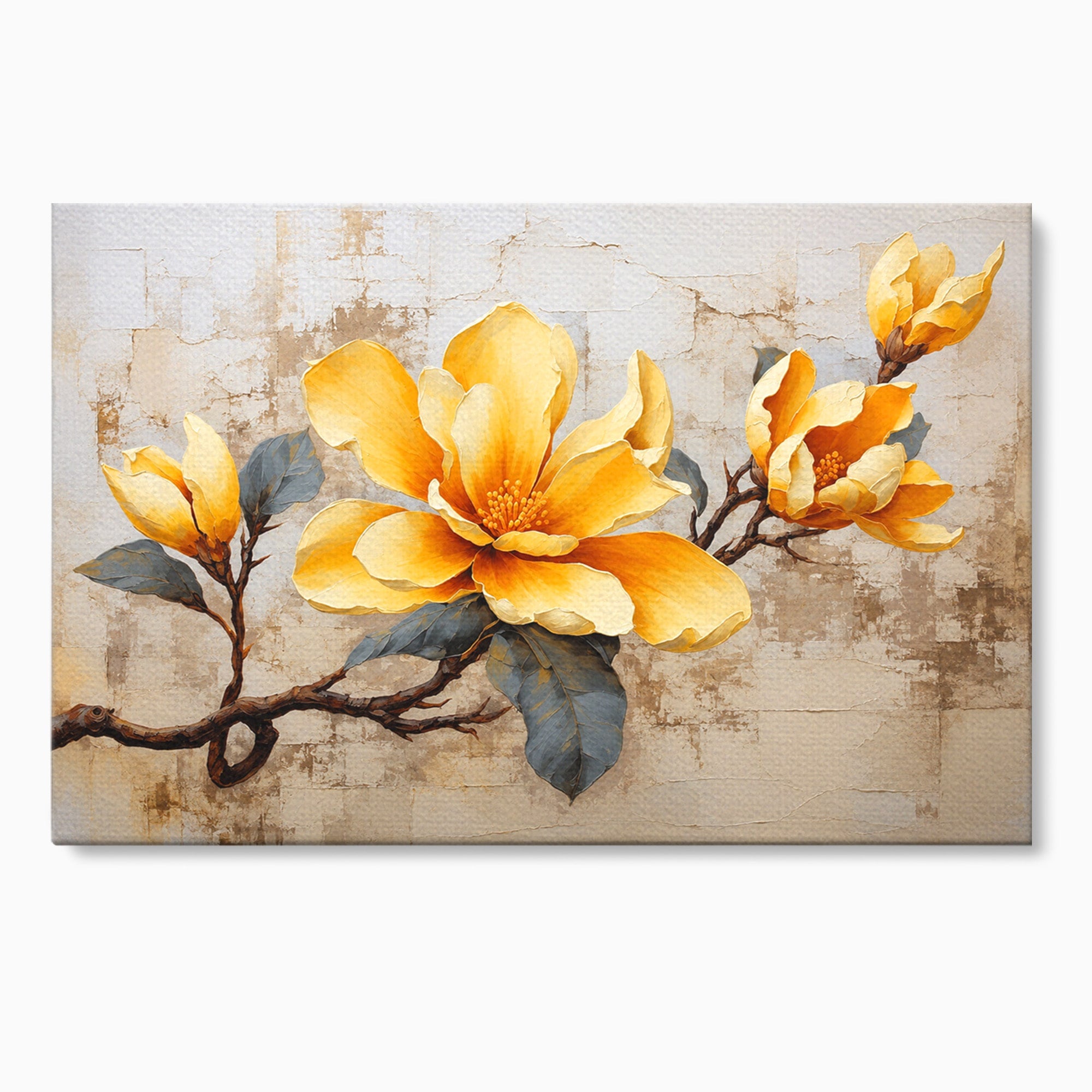 Tablou Canvas Premium LuxCanva® A1867, Floare De Magnolie, Magnolie, Floare, Natura, Dormitor, Living, Culori Vibrante