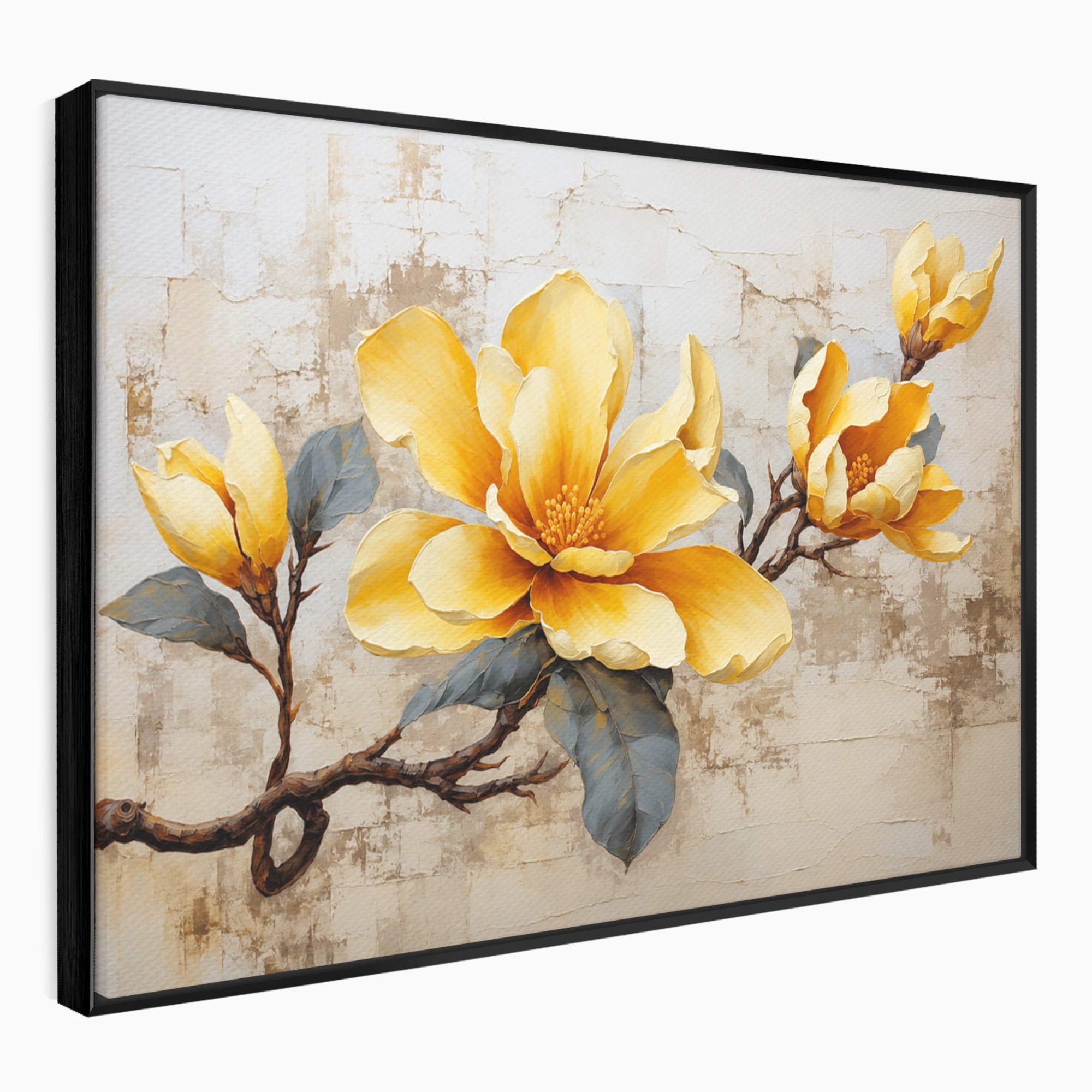 Tablou Canvas Premium LuxCanva® A1867, Floare De Magnolie, Magnolie, Floare, Natura, Dormitor, Living, Culori Vibrante