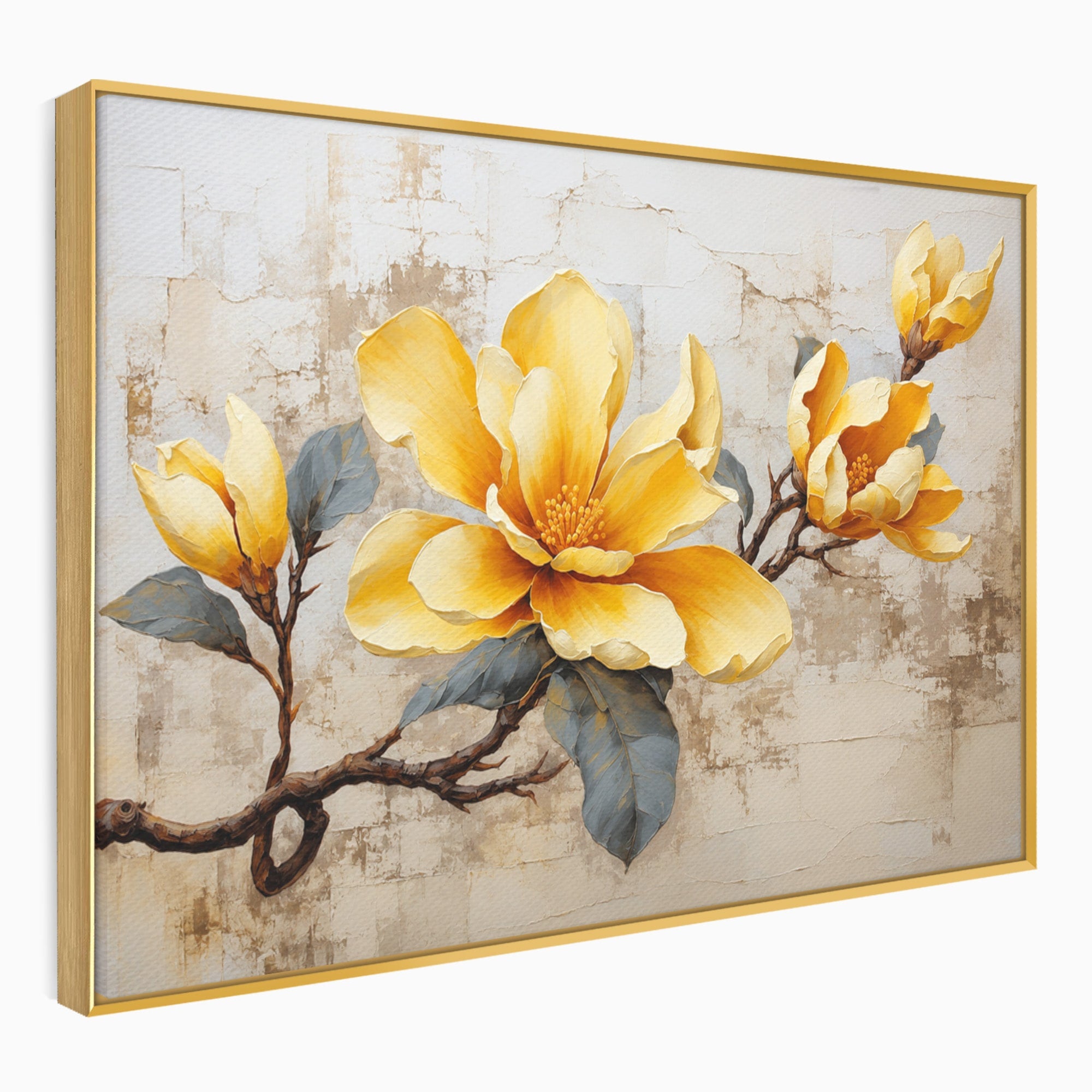 Tablou Canvas Premium LuxCanva® A1867, Floare De Magnolie, Magnolie, Floare, Natura, Dormitor, Living, Culori Vibrante