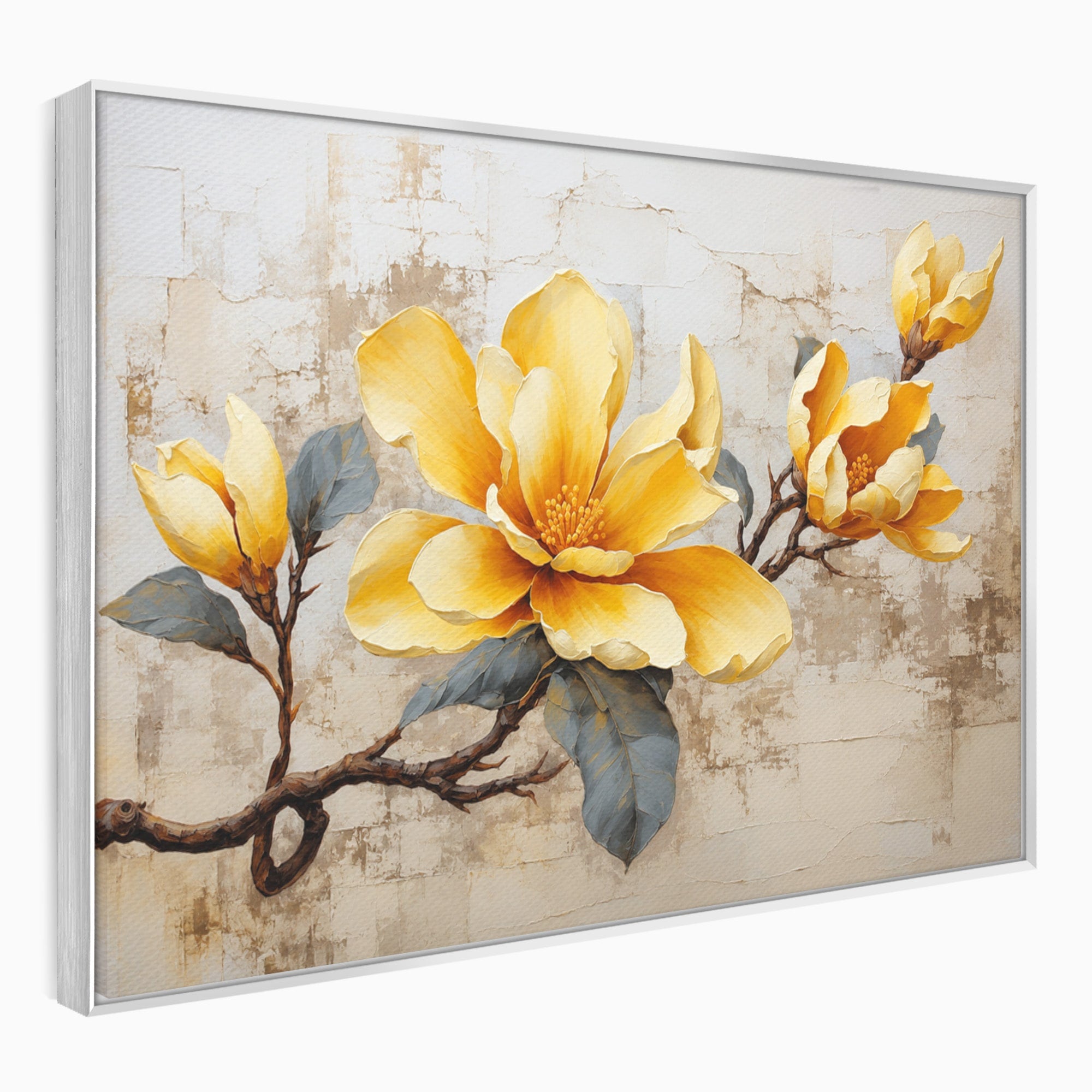 Tablou Canvas Premium LuxCanva® A1867, Floare De Magnolie, Magnolie, Floare, Natura, Dormitor, Living, Culori Vibrante