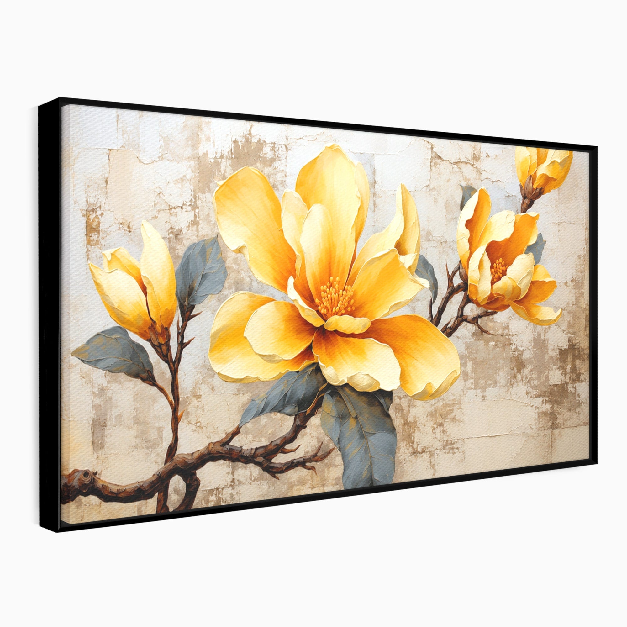 Tablou Canvas Premium LuxCanva® A1867, Floare De Magnolie, Magnolie, Floare, Natura, Dormitor, Living, Culori Vibrante