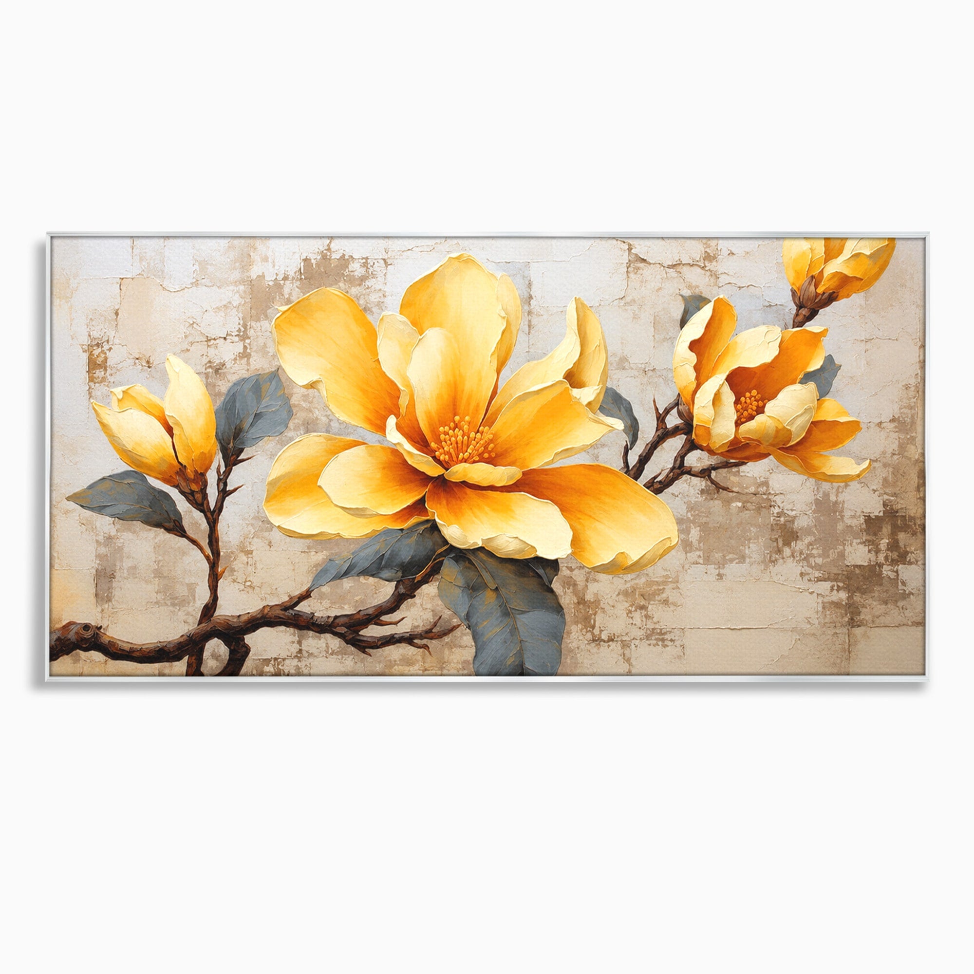 Tablou Canvas Premium LuxCanva® A1867, Floare De Magnolie, Magnolie, Floare, Natura, Dormitor, Living, Culori Vibrante