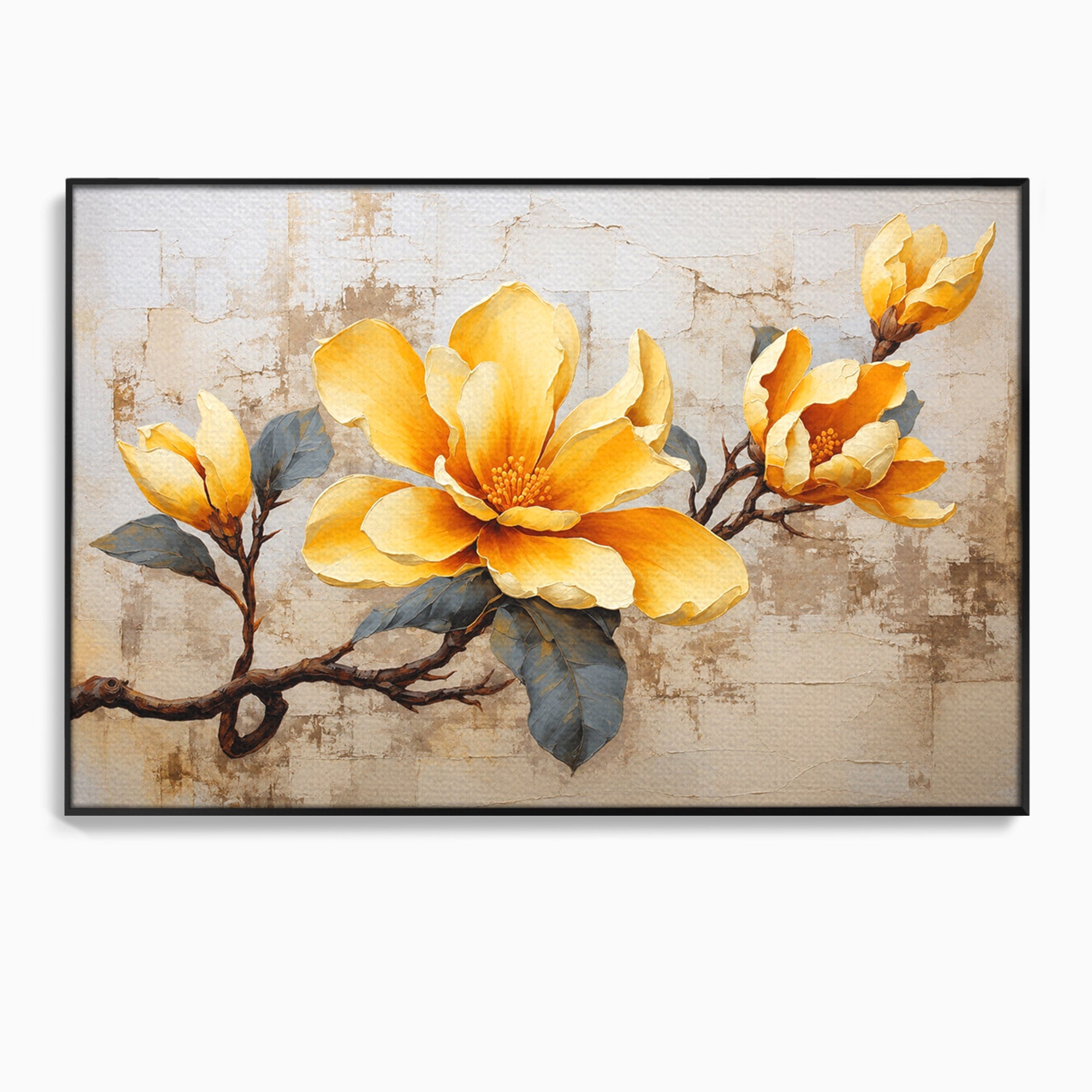 Tablou Canvas Premium LuxCanva® A1867, Floare De Magnolie, Magnolie, Floare, Natura, Dormitor, Living, Culori Vibrante