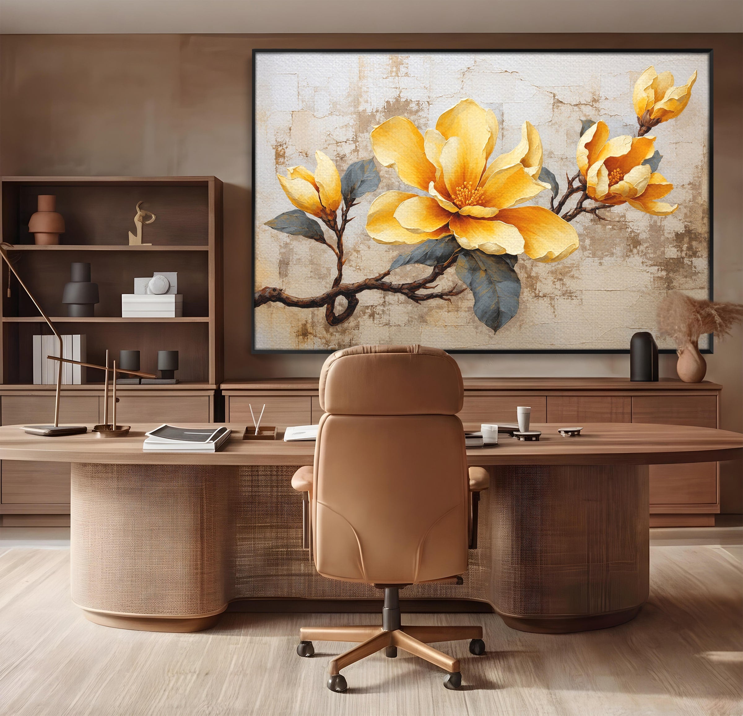 Tablou Canvas Premium LuxCanva® A1867, Floare De Magnolie, Magnolie, Floare, Natura, Dormitor, Living, Culori Vibrante