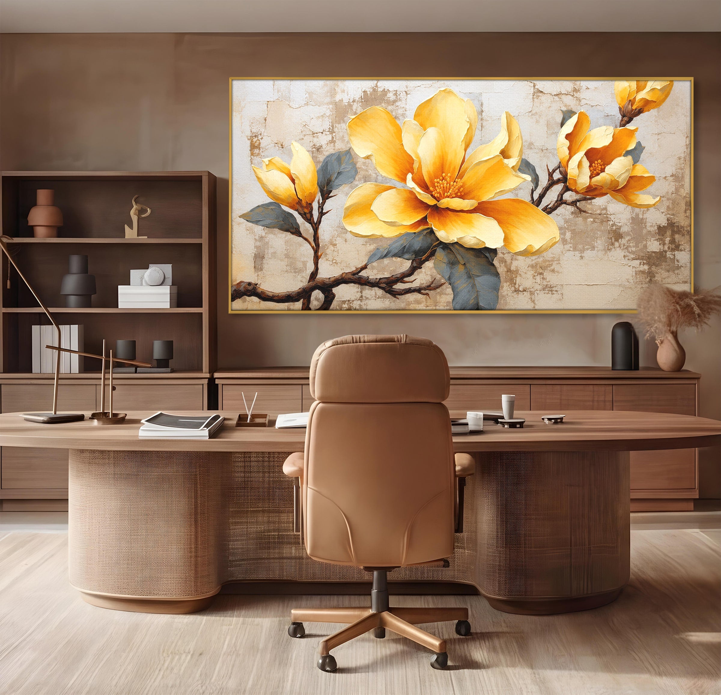 Tablou Canvas Premium LuxCanva® A1867, Floare De Magnolie, Magnolie, Floare, Natura, Dormitor, Living, Culori Vibrante