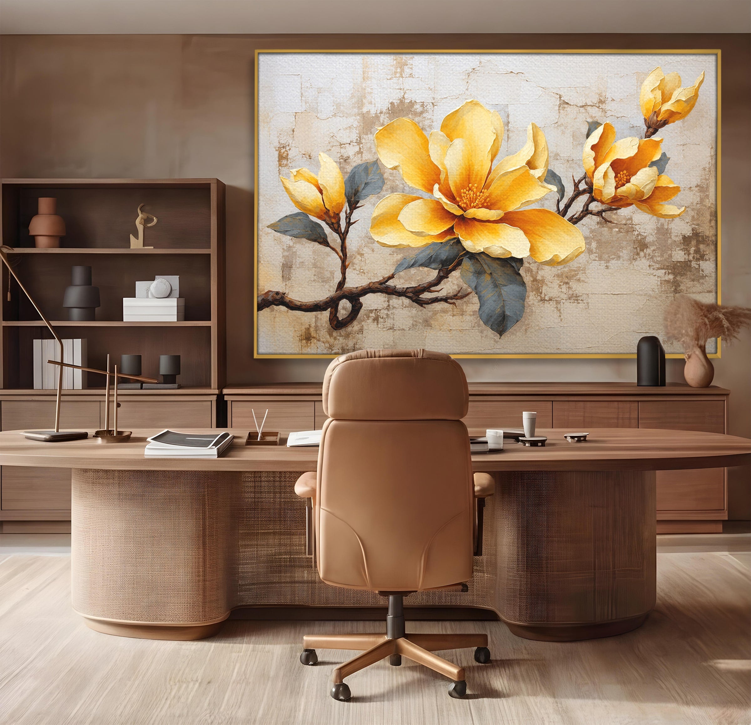 Tablou Canvas Premium LuxCanva® A1867, Floare De Magnolie, Magnolie, Floare, Natura, Dormitor, Living, Culori Vibrante