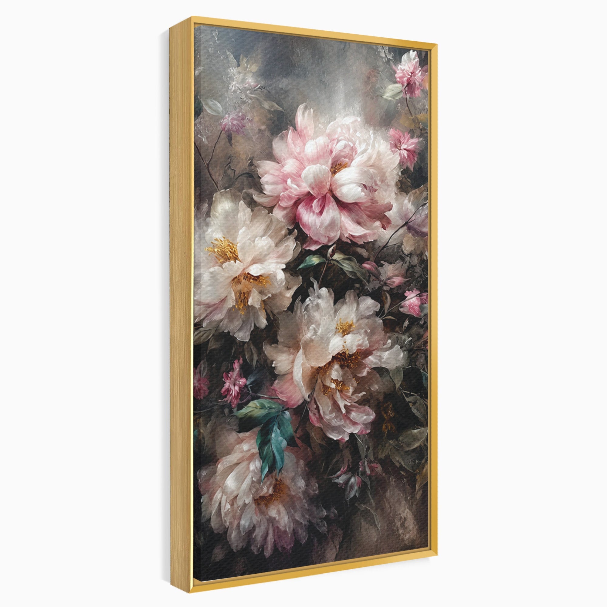 Tablou Canvas Premium LuxCanva® A1870, Poezia Florilor, Flori, Arta, Natura, Eleganta, Dormitor, Living, Culori Vibrante