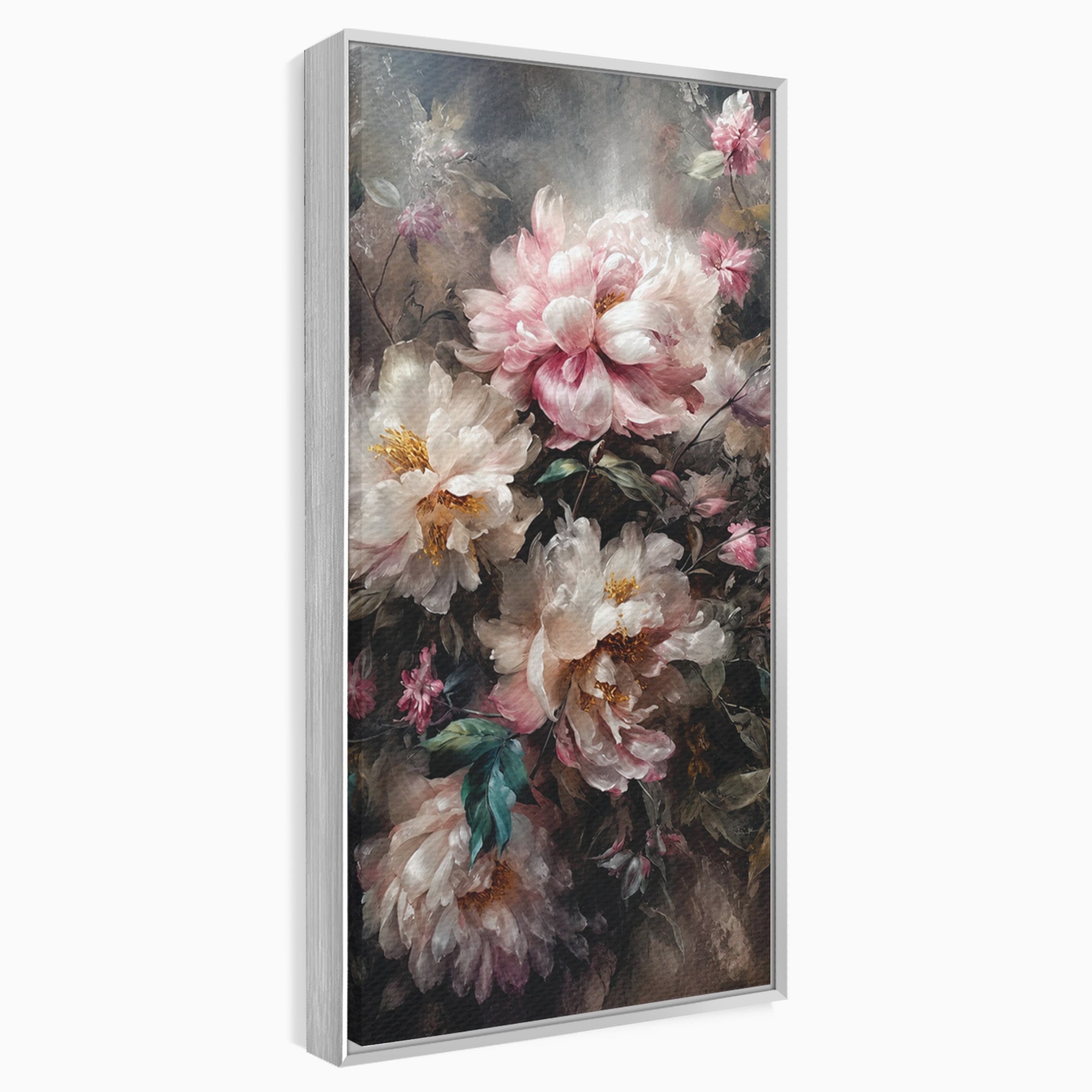 Tablou Canvas Premium LuxCanva® A1870, Poezia Florilor, Flori, Arta, Natura, Eleganta, Dormitor, Living, Culori Vibrante