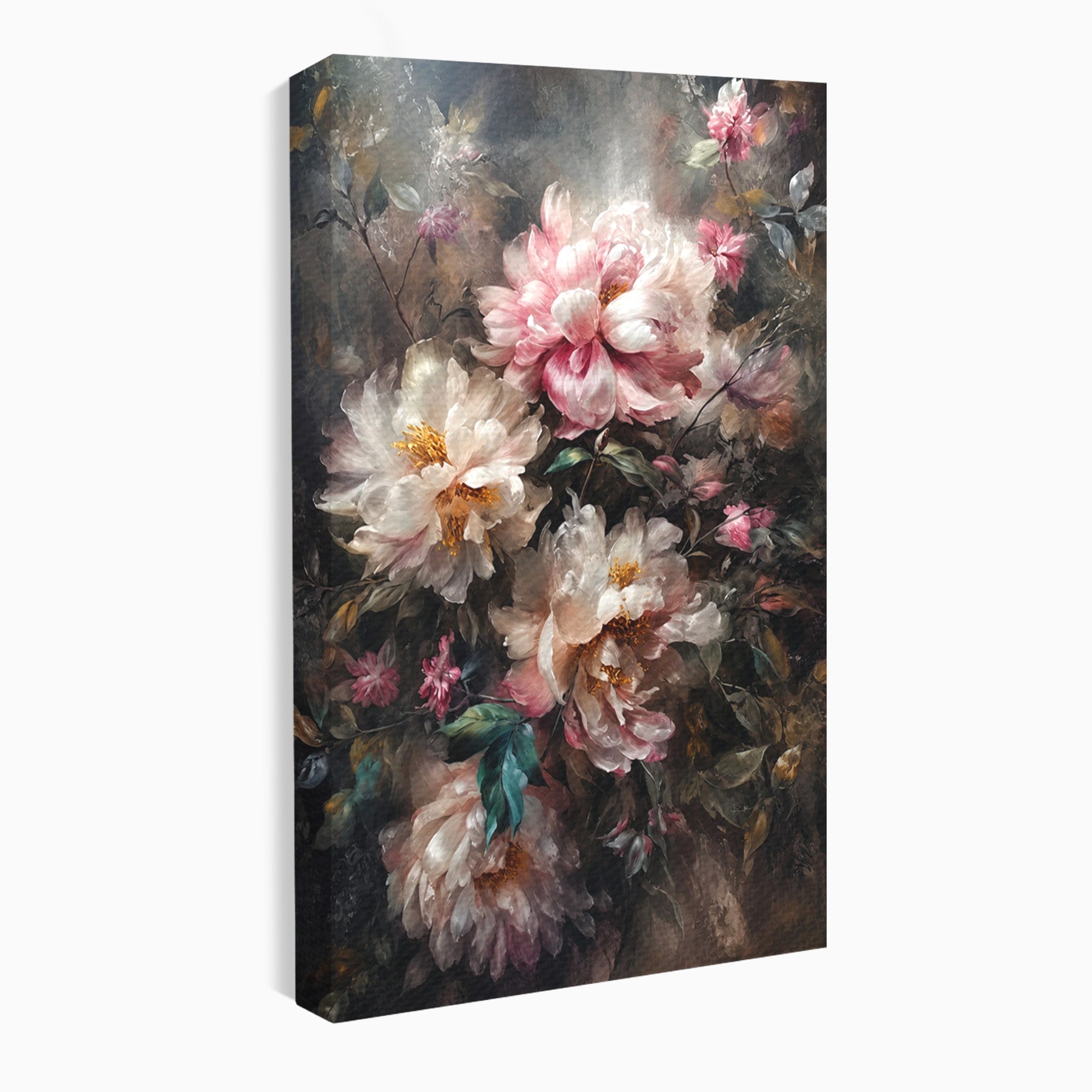 Tablou Canvas Premium LuxCanva® A1870, Poezia Florilor, Flori, Arta, Natura, Eleganta, Dormitor, Living, Culori Vibrante