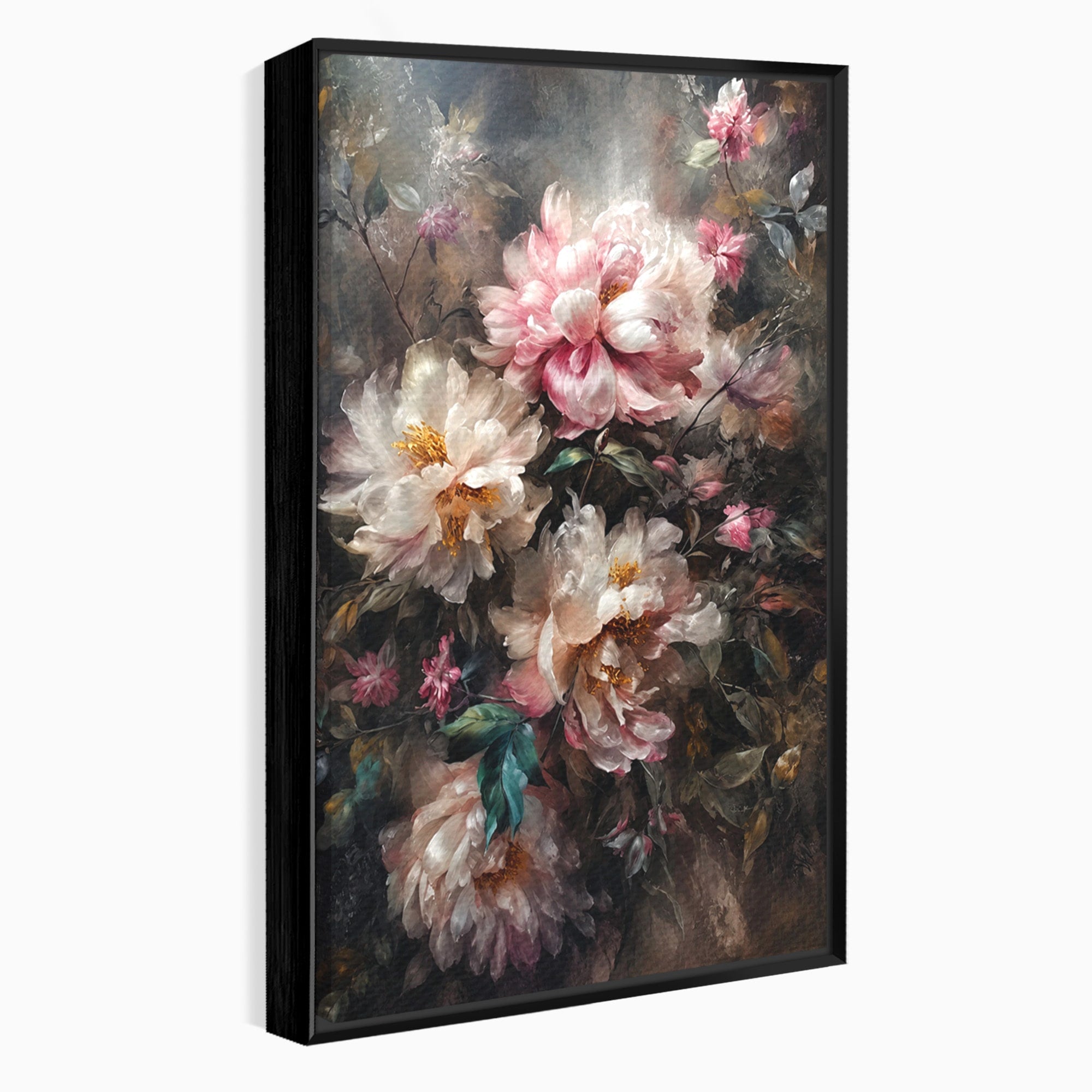 Tablou Canvas Premium LuxCanva® A1870, Poezia Florilor, Flori, Arta, Natura, Eleganta, Dormitor, Living, Culori Vibrante